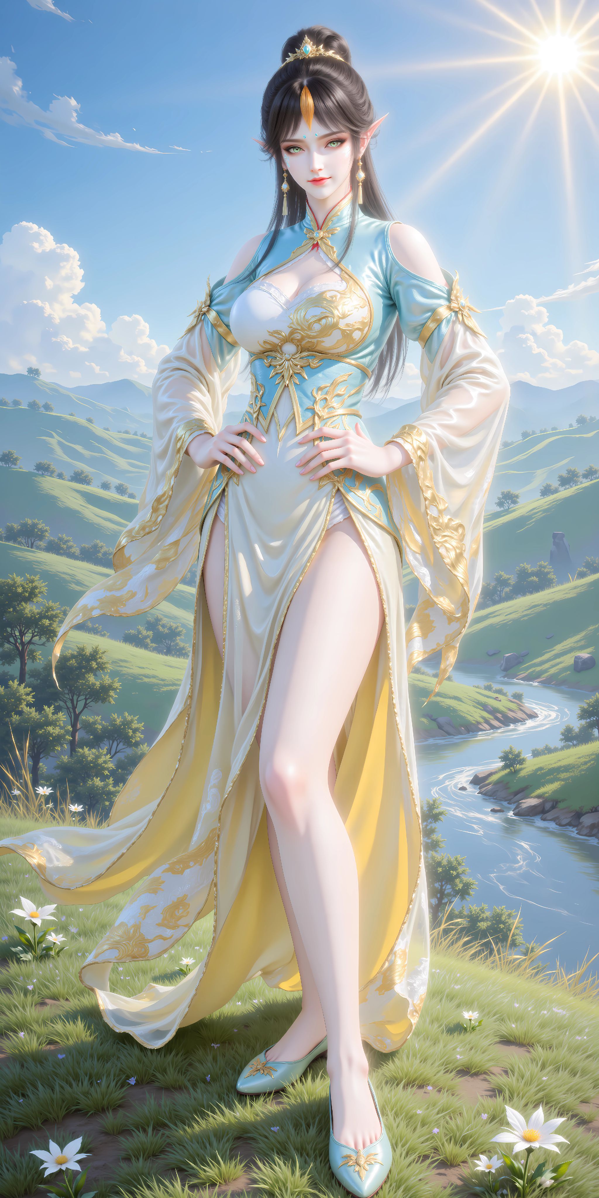 国漫 ai绘画 斗破苍穹 凤清儿