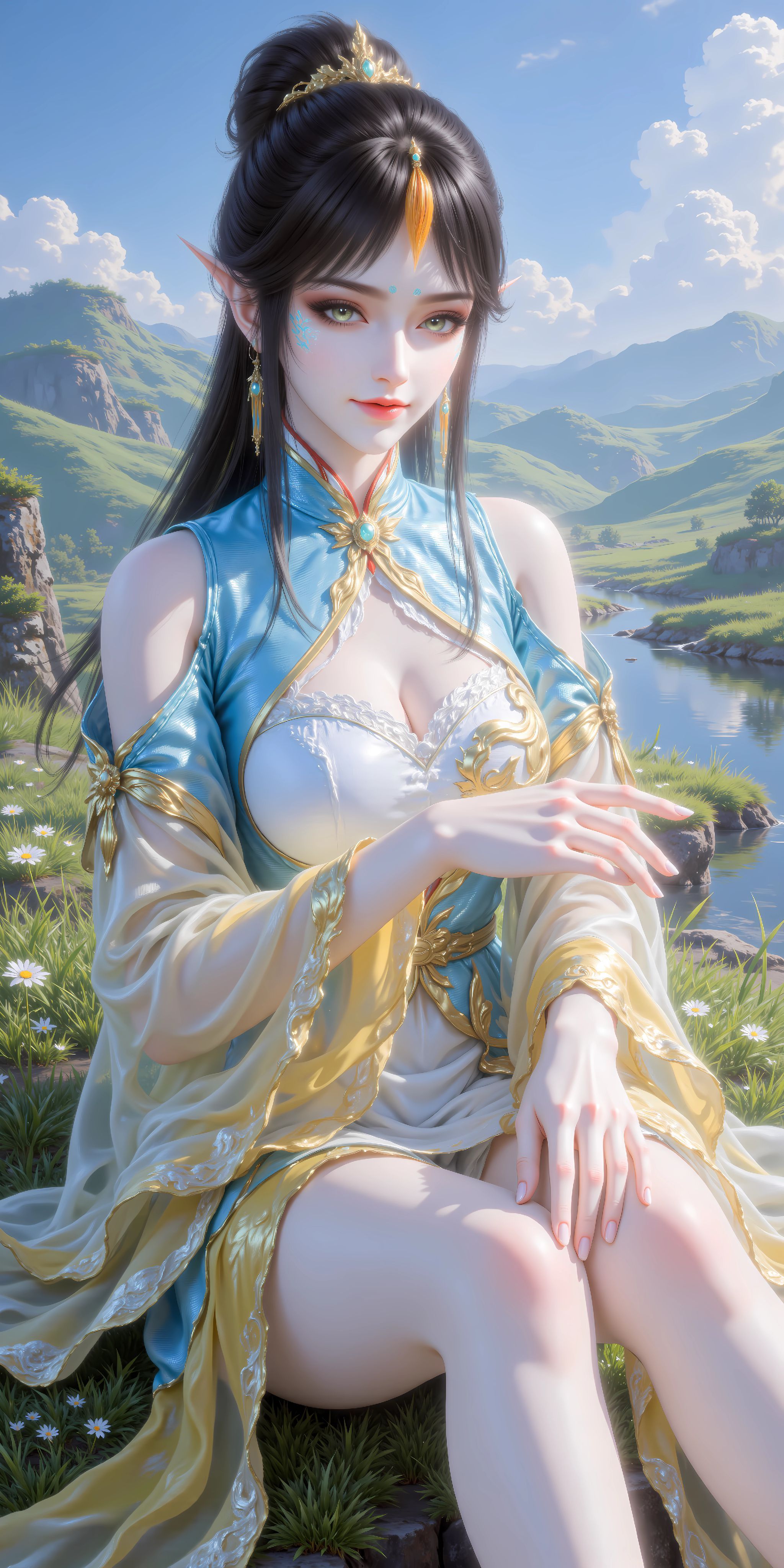 国漫 ai绘画 斗破苍穹 凤清儿