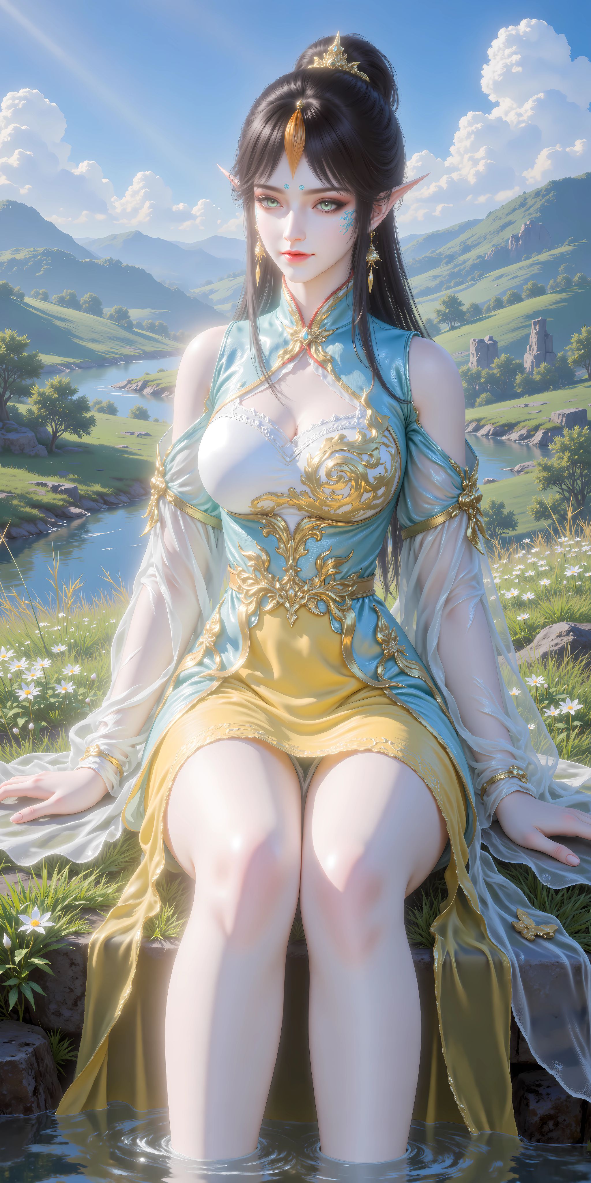 国漫 ai绘画 斗破苍穹 凤清儿