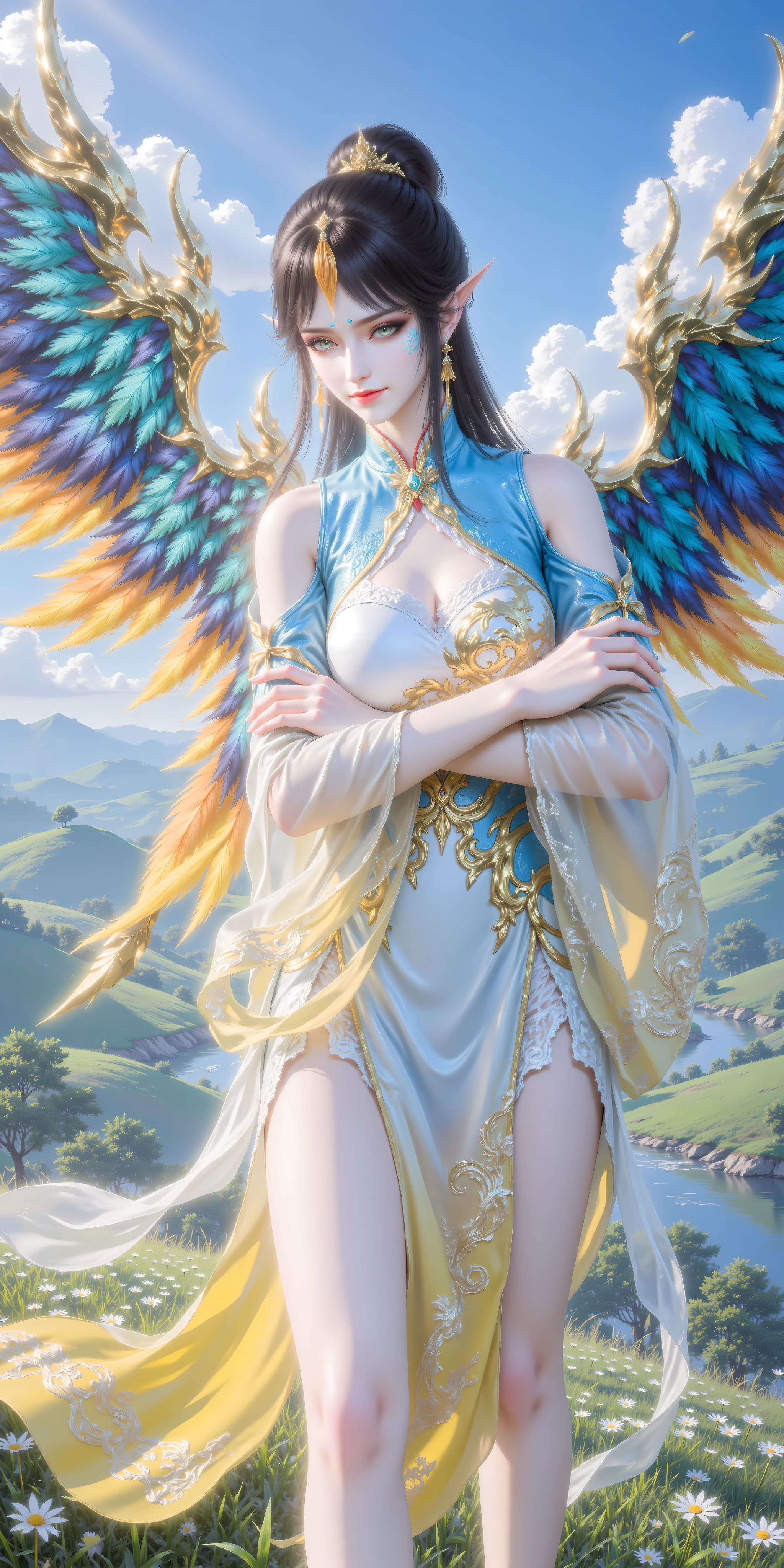 国漫 ai绘画 斗破苍穹 凤清儿