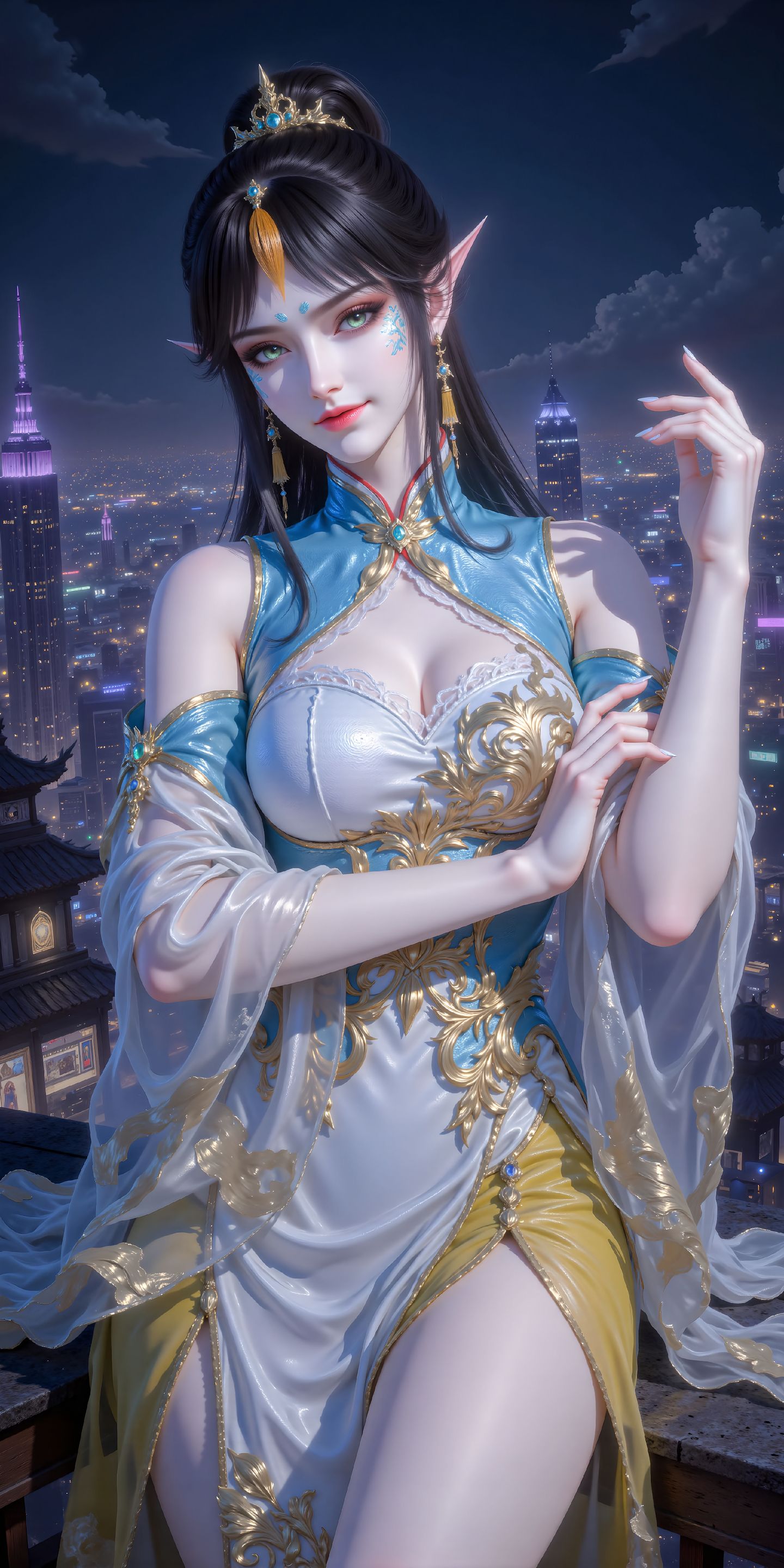 国漫美女 ai绘画 斗破苍穹 凤清儿