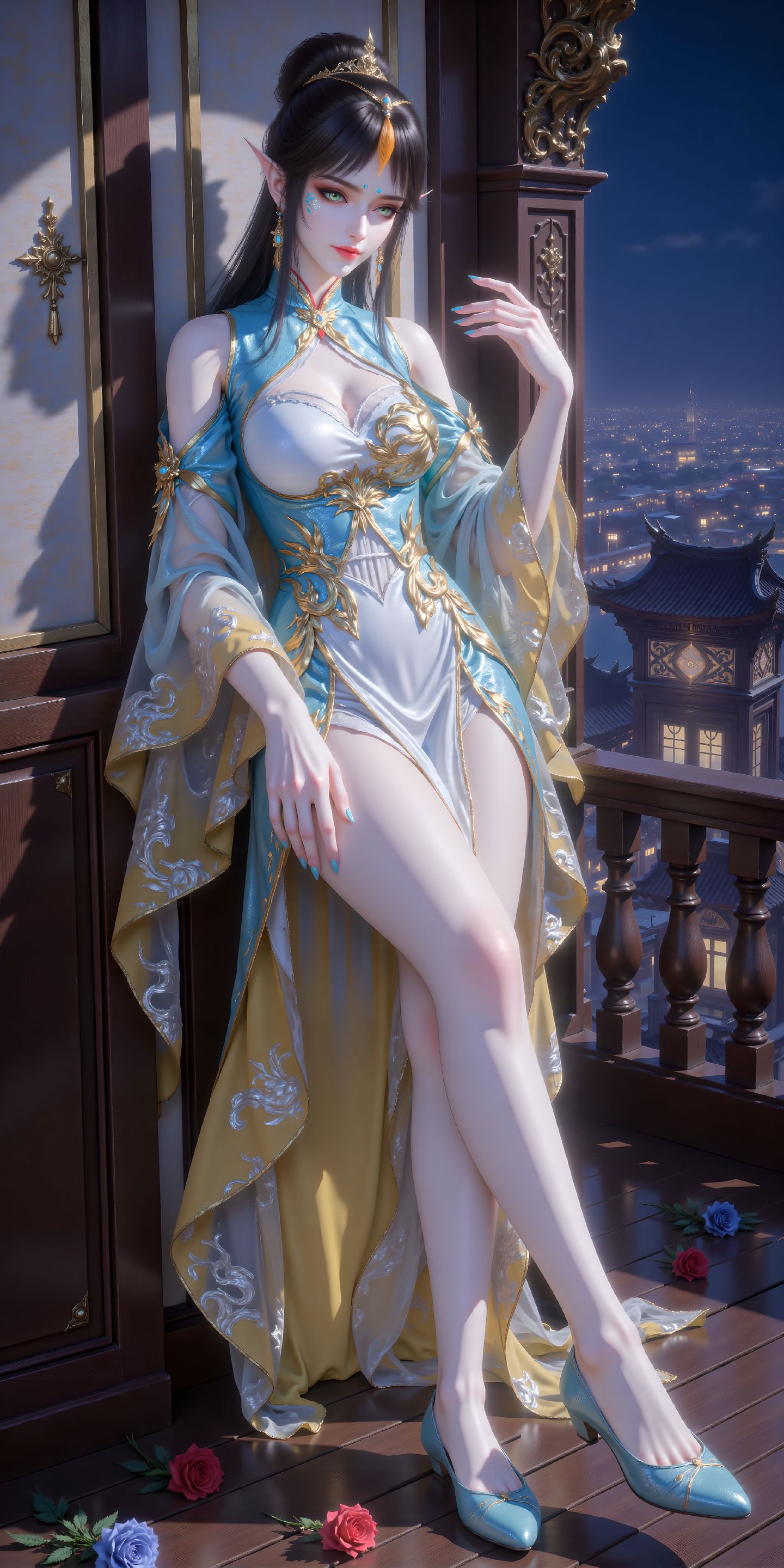 国漫美女 ai绘画 斗破苍穹 凤清儿