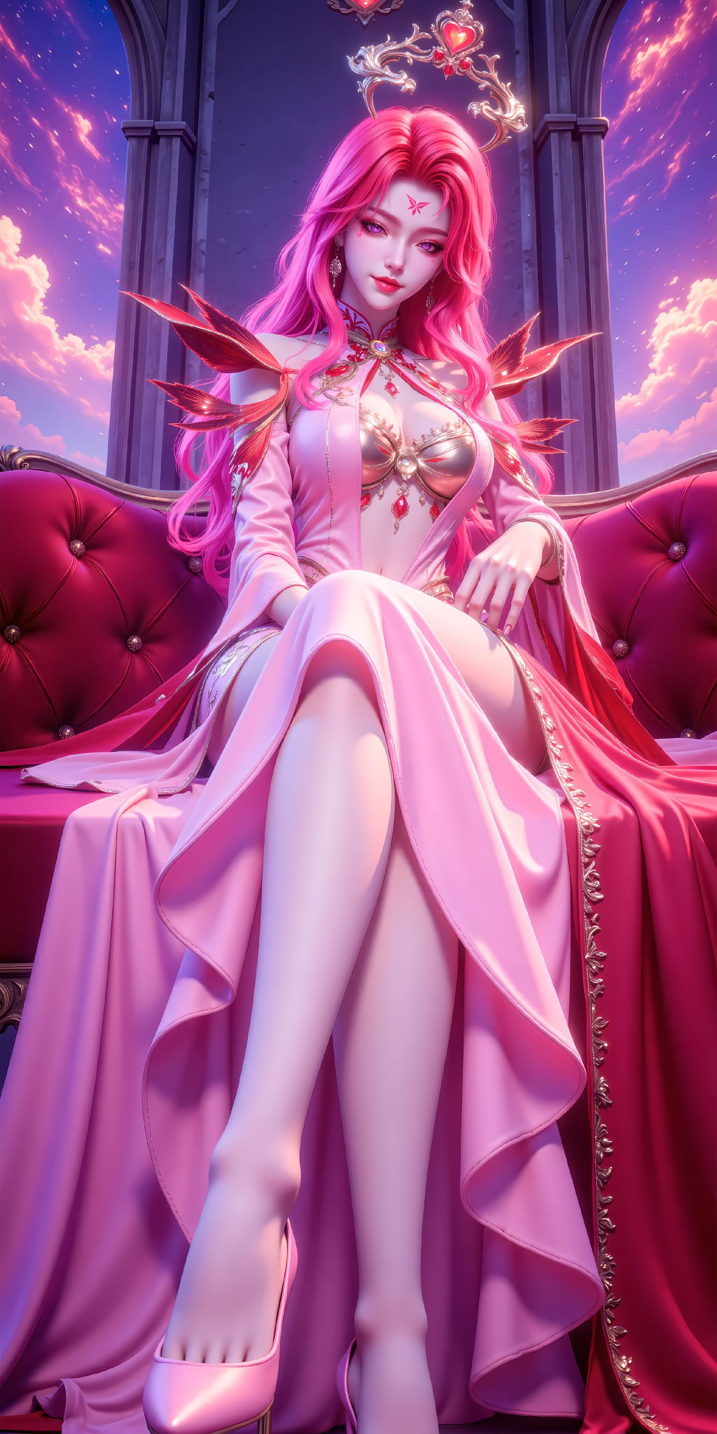 国漫女神 神印王座 ai绘画 情魔神