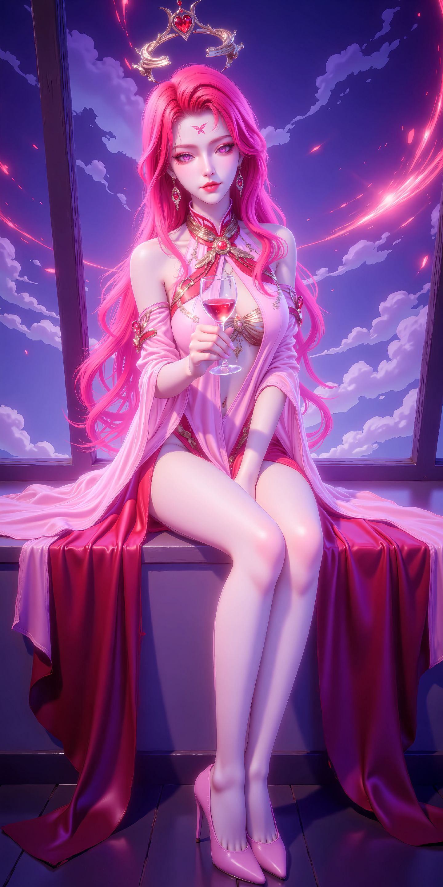 国漫女神 神印王座 ai绘画 情魔神