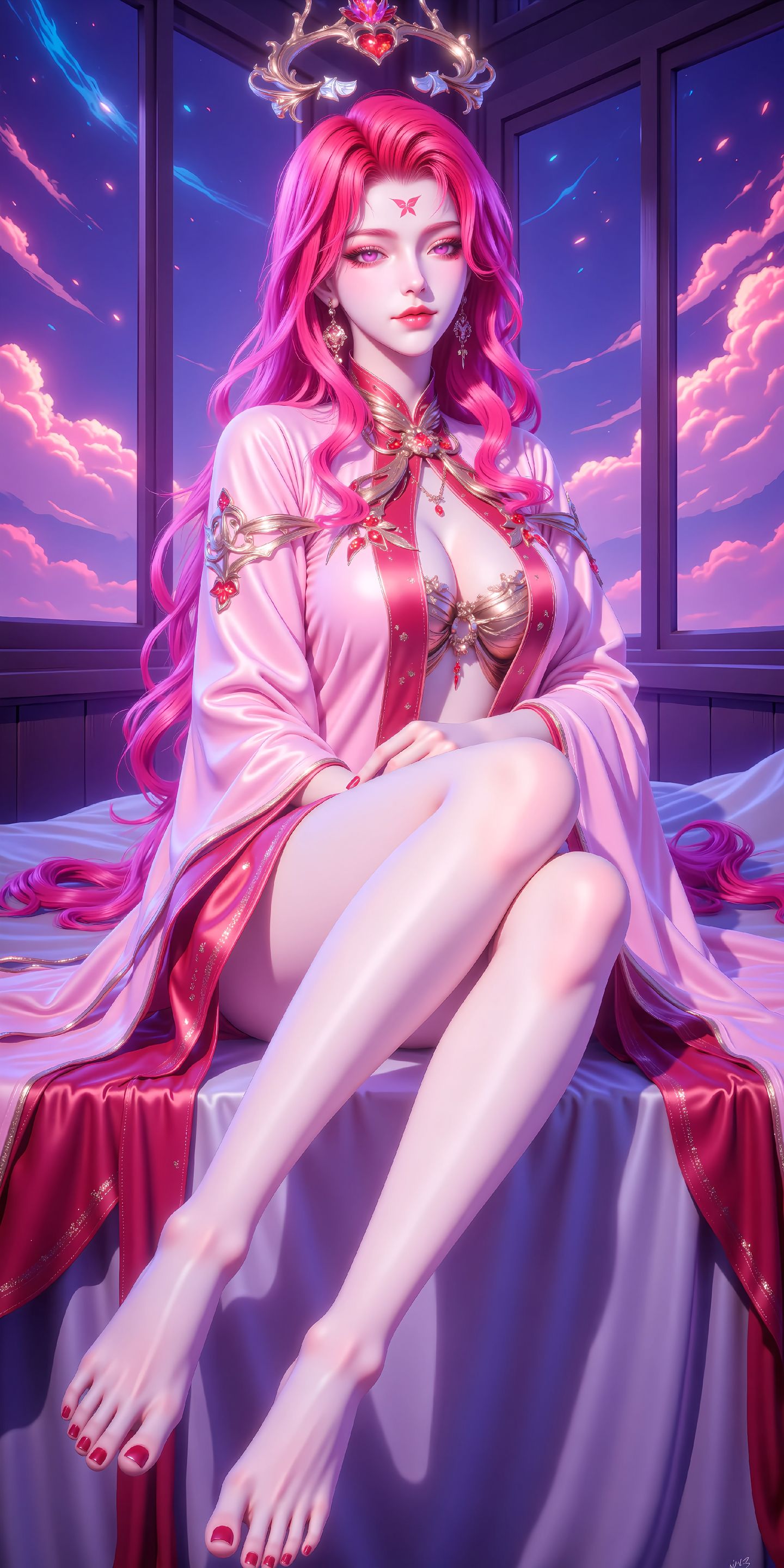 国漫女神 神印王座 ai绘画 情魔神