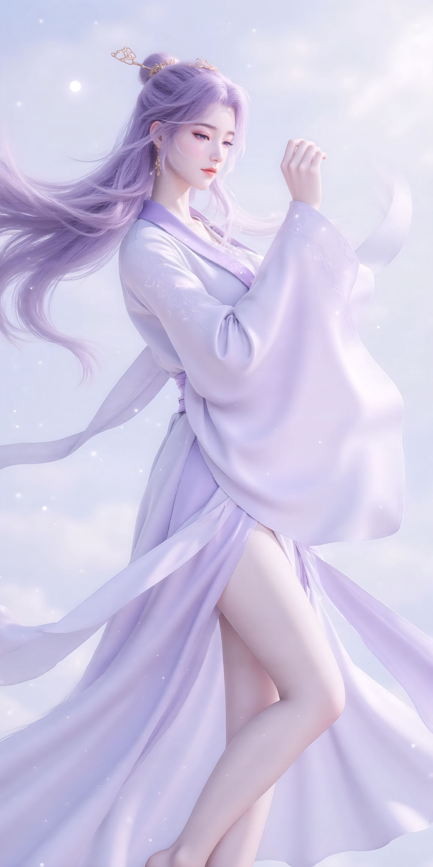 国漫女神 云霄仙子 ai绘画 无法抵抗的温柔。