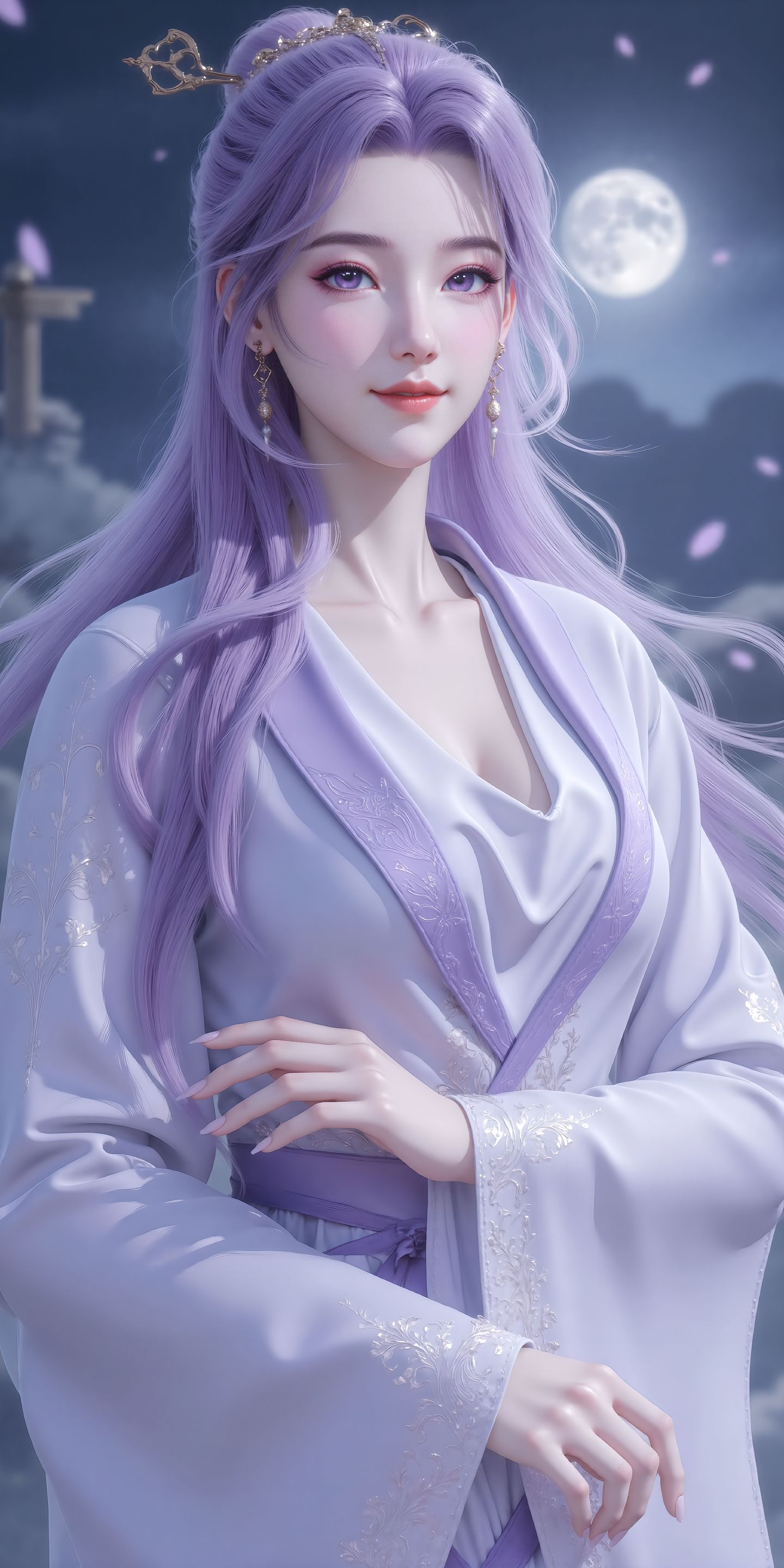 国漫女神 云霄仙子 ai绘画 无法抵抗的温柔。