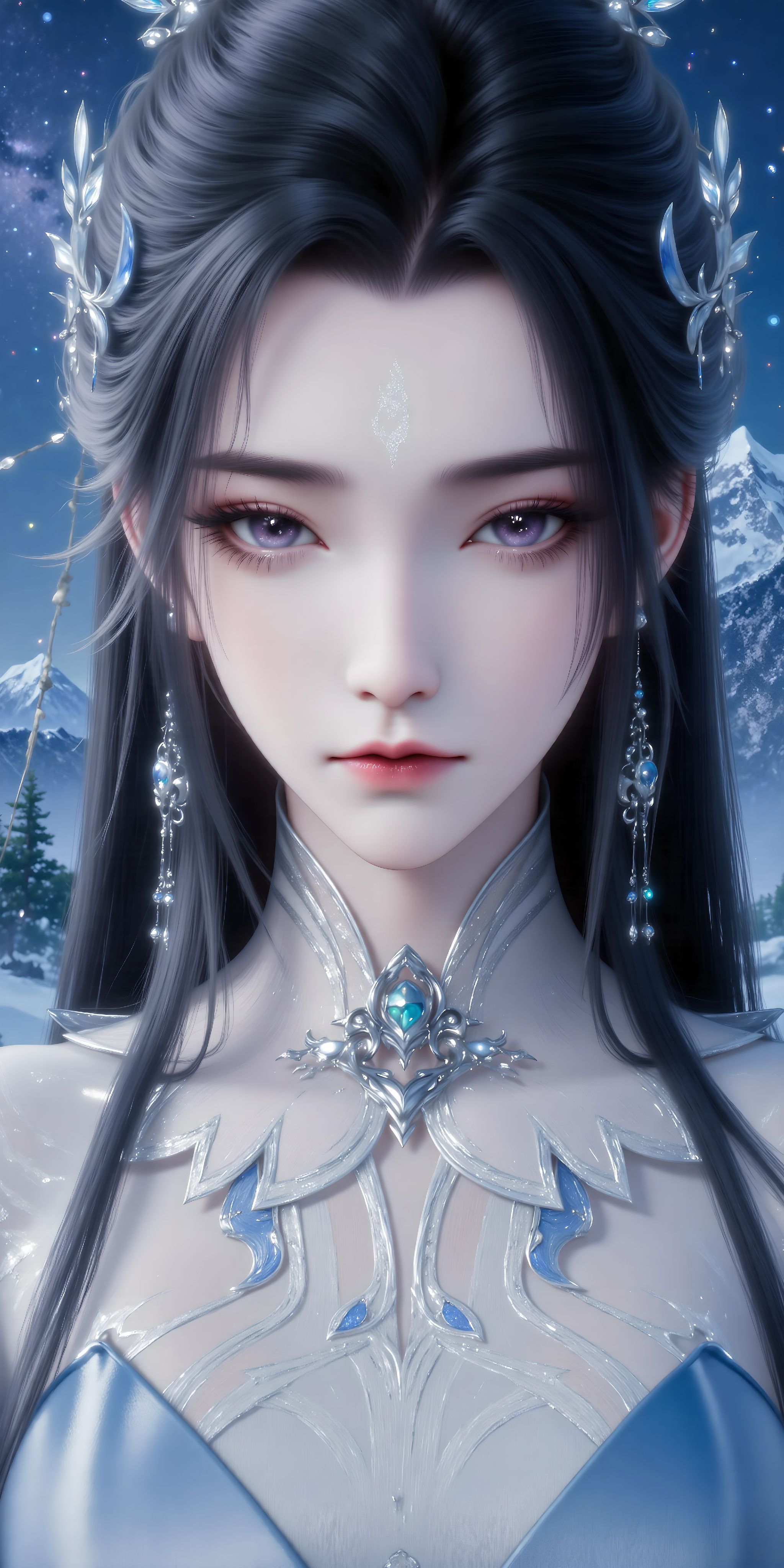 诛仙 国漫女神 ai绘画 深情如陆雪琪