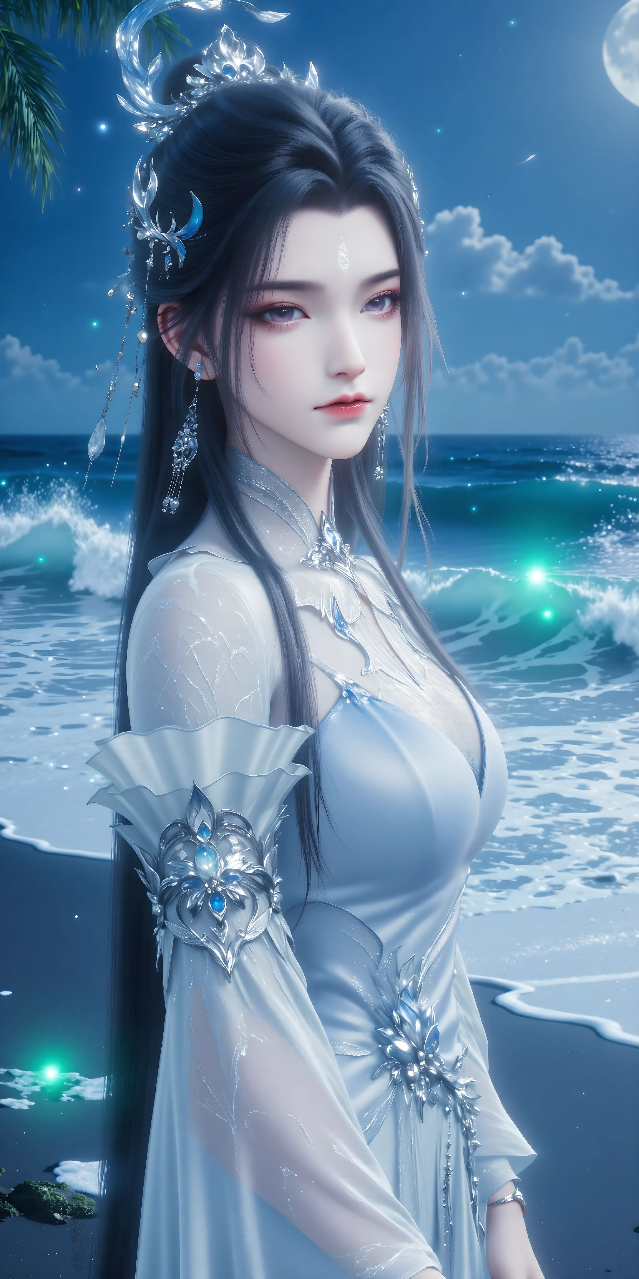 诛仙 国漫女神 ai绘画 深情如陆雪琪