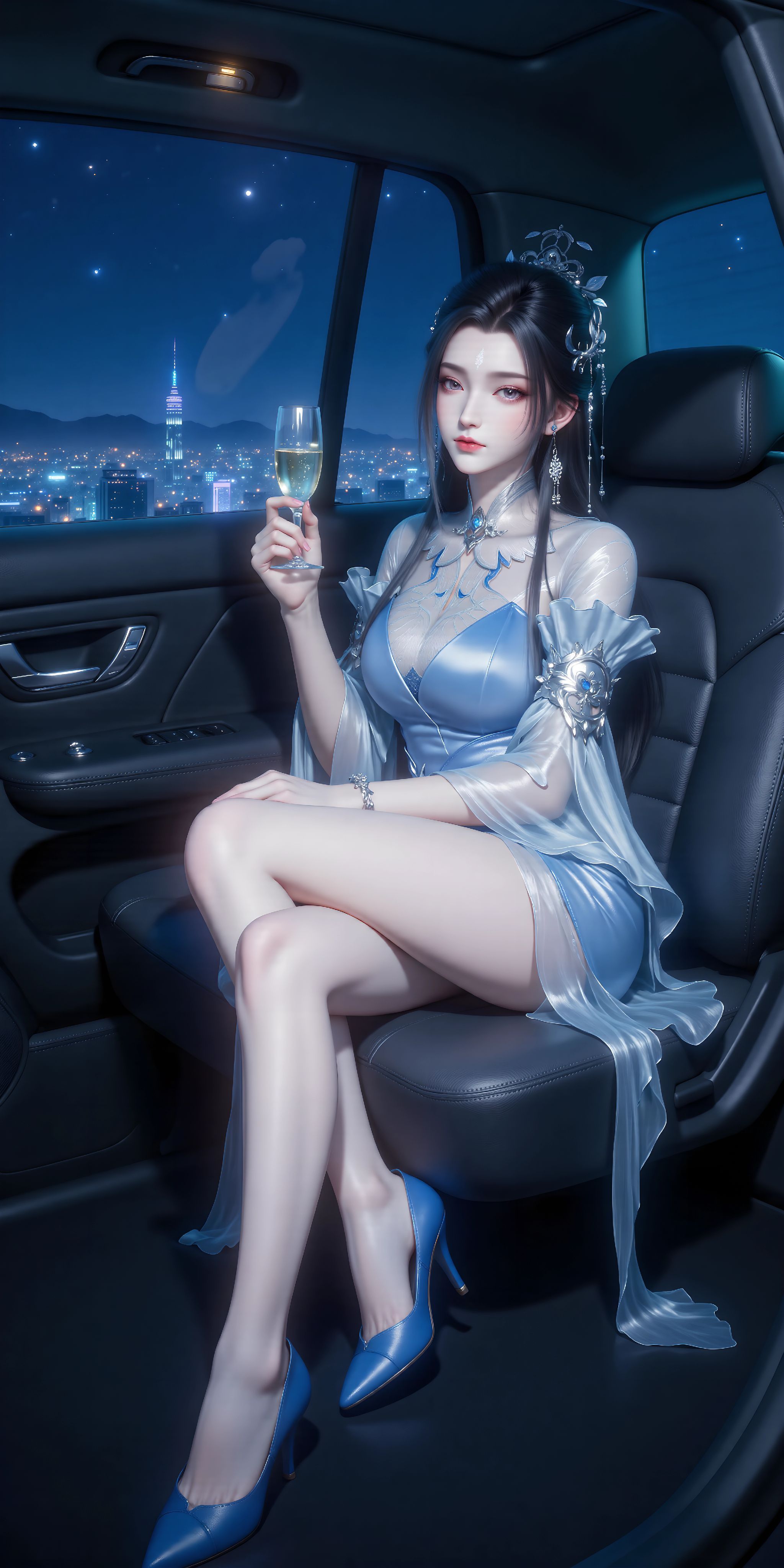 诛仙 国漫女神 ai绘画 深情如陆雪琪