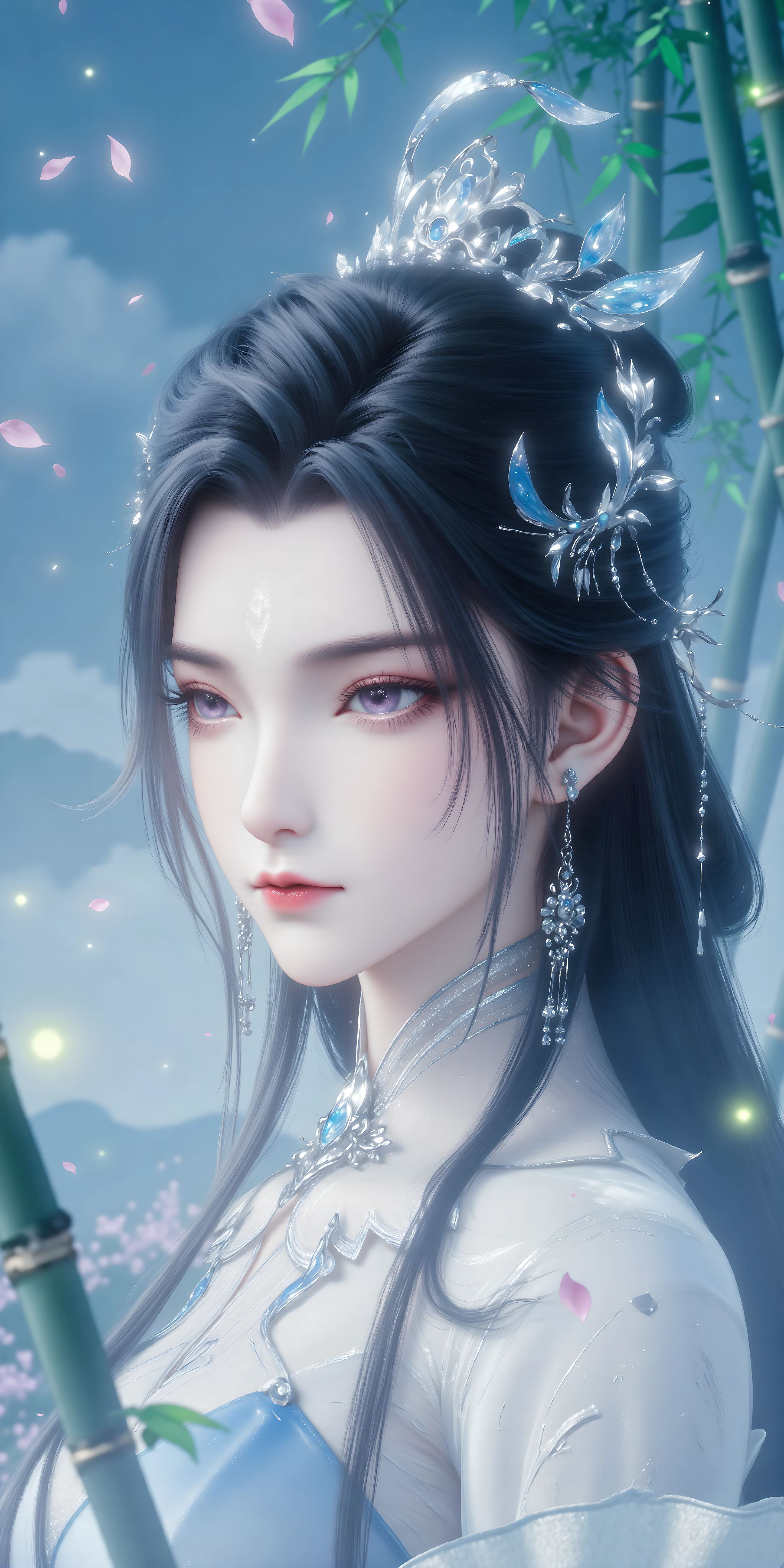 诛仙 国漫女神 ai绘画 深情如陆雪琪