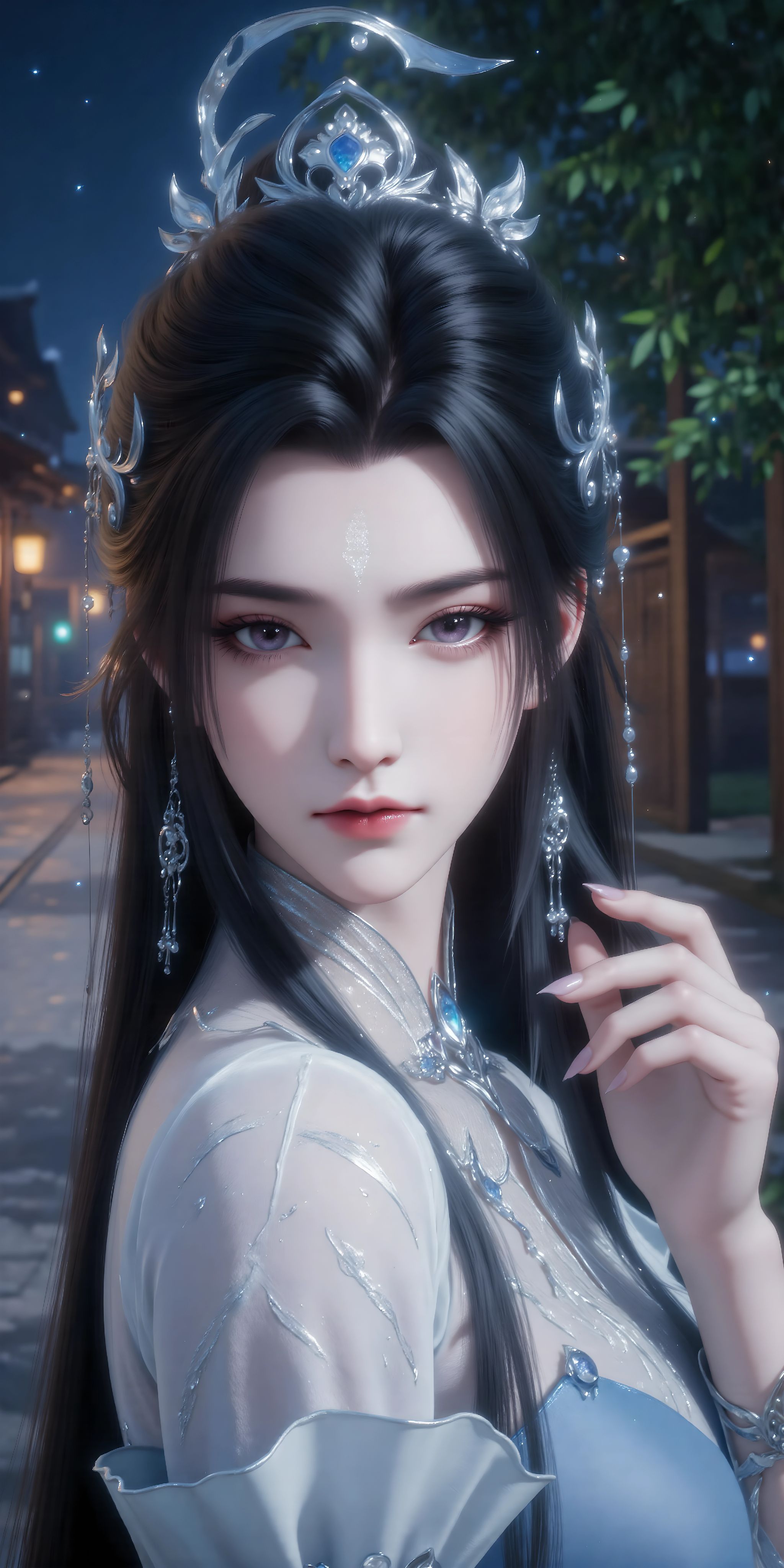 诛仙 国漫女神 ai绘画 深情如陆雪琪