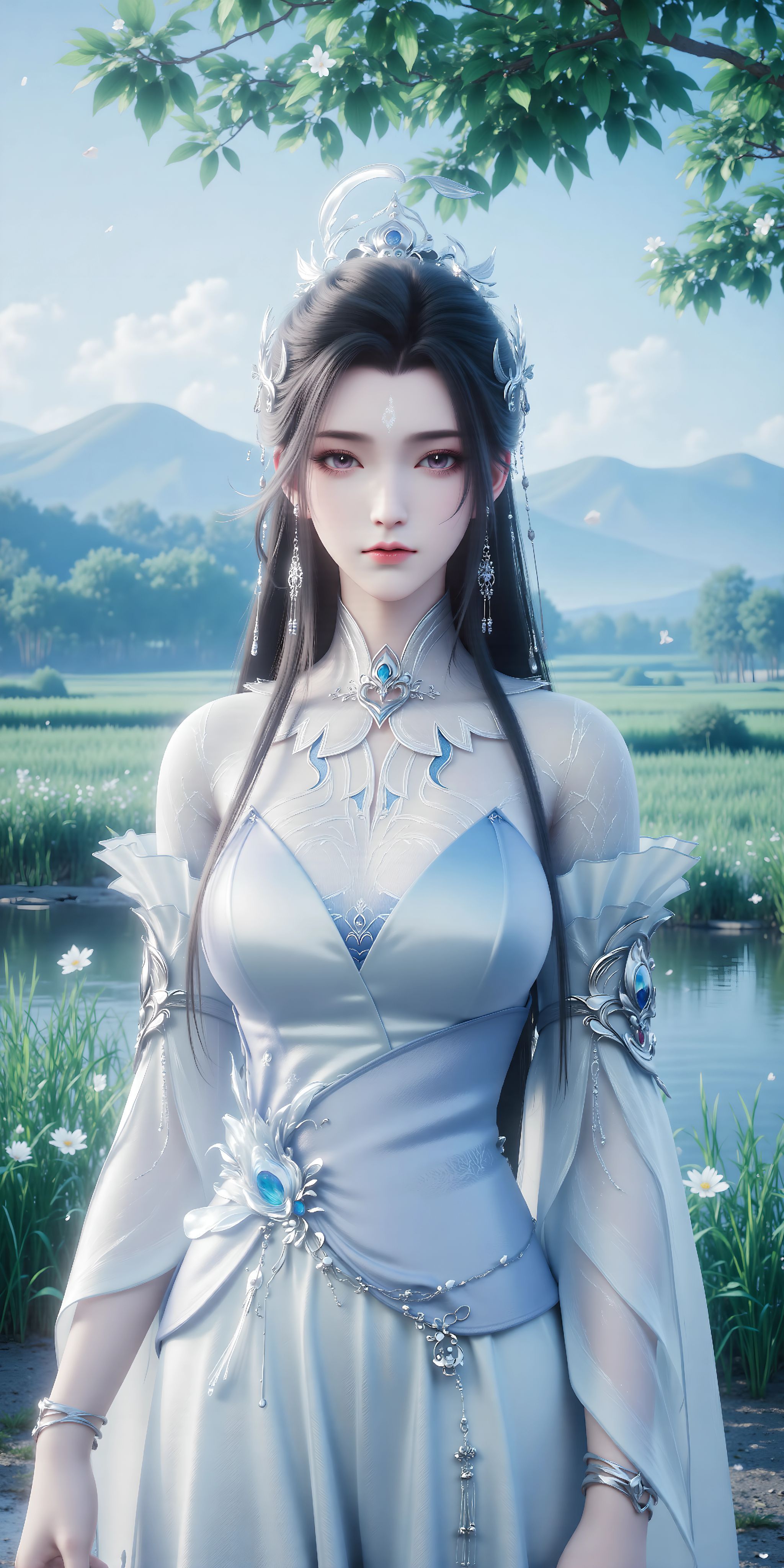 诛仙 国漫女神 ai绘画 深情如陆雪琪