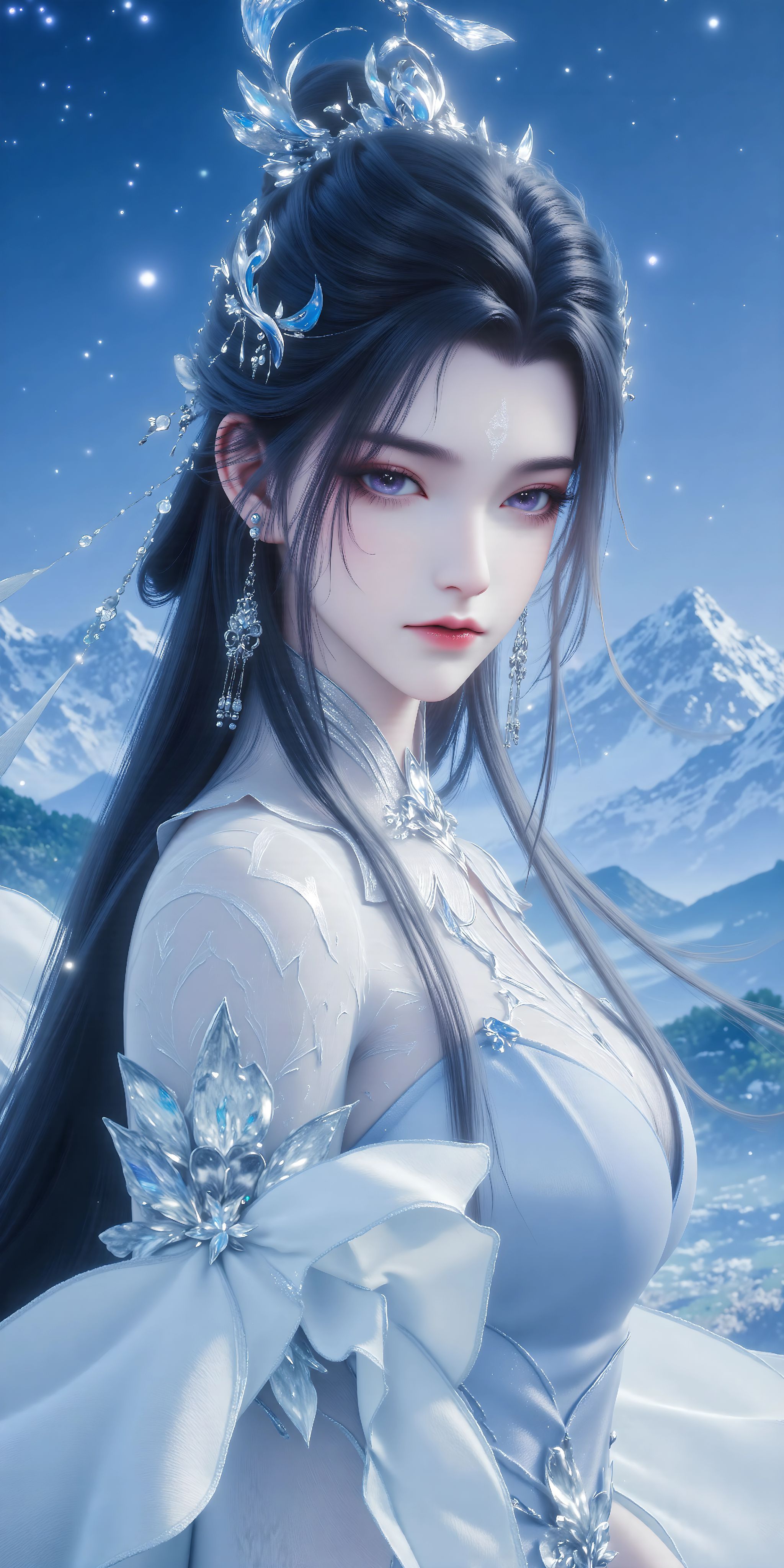 诛仙 国漫女神 ai绘画 深情如陆雪琪