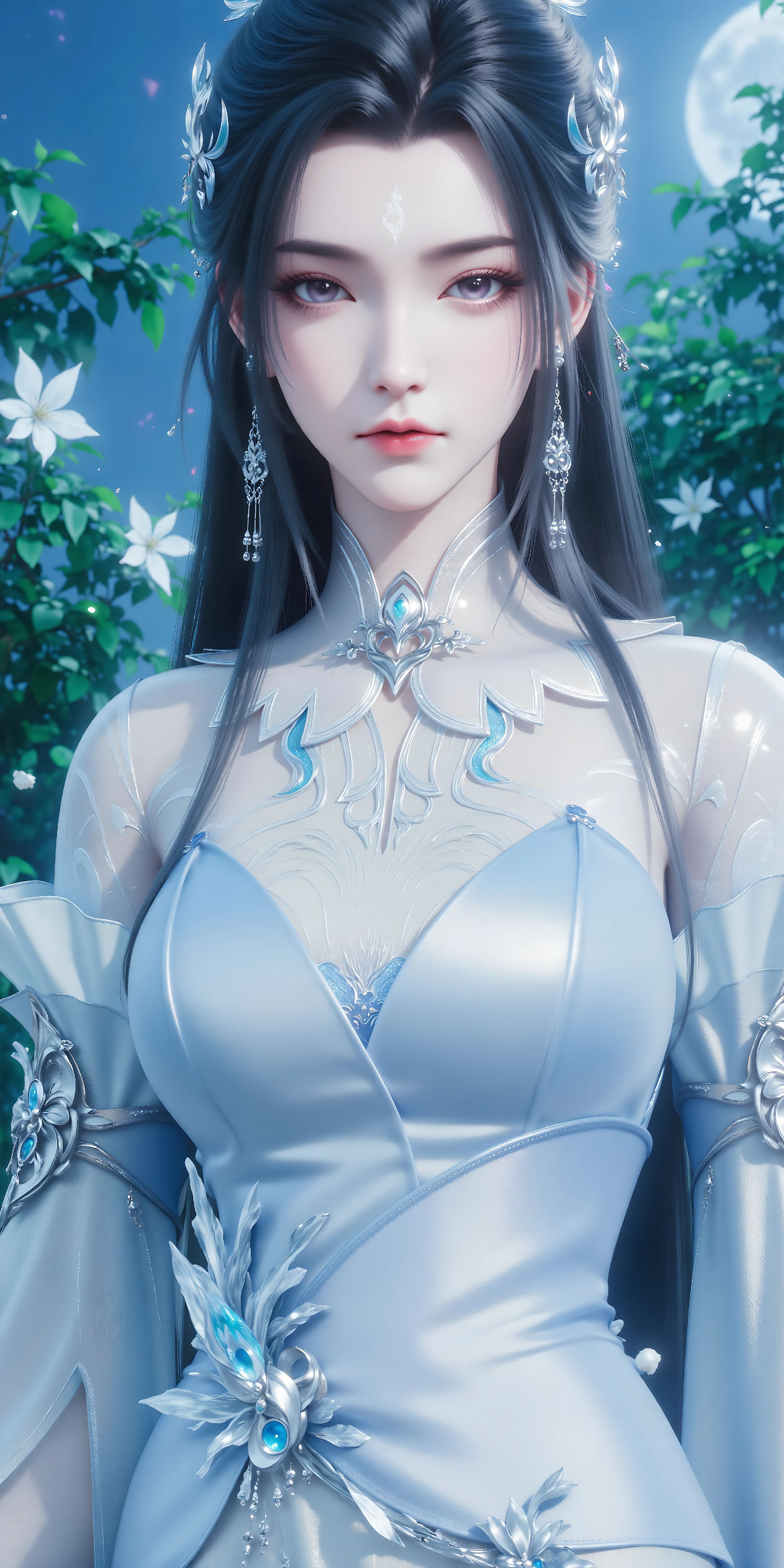 诛仙 国漫女神 ai绘画 深情如陆雪琪