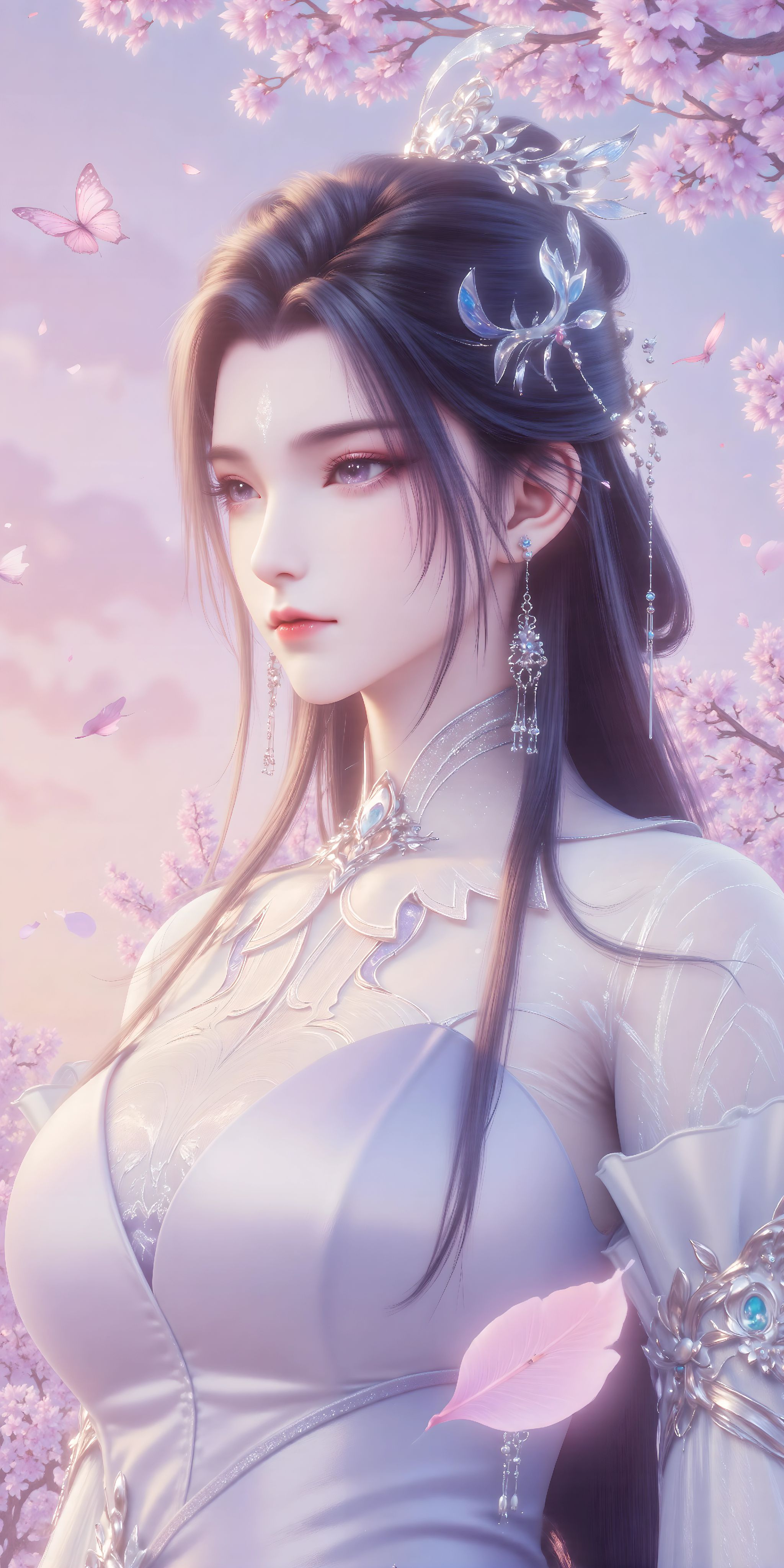 诛仙 国漫女神 ai绘画 深情如陆雪琪