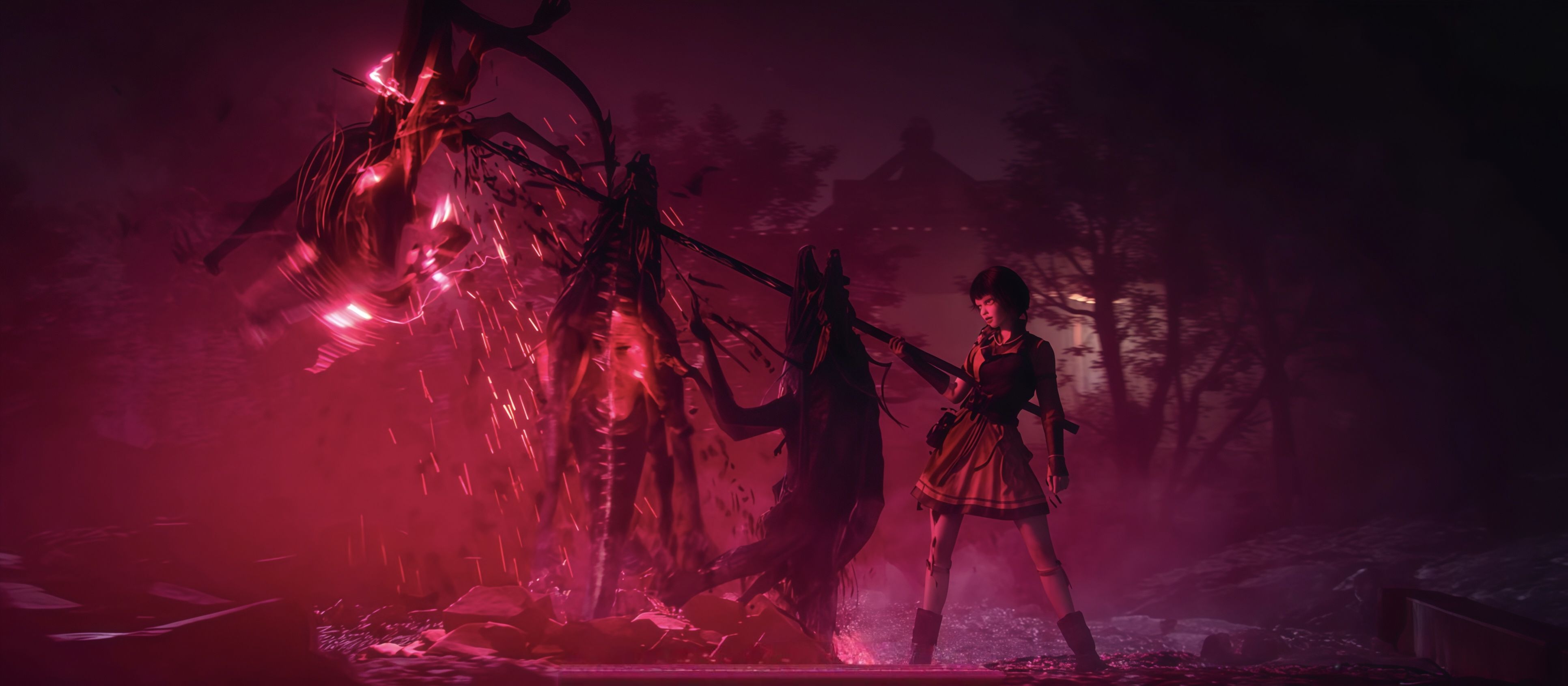 灵笼第二季 乌兰麦朵 长枪 白月魁 唐刀 桌面壁纸