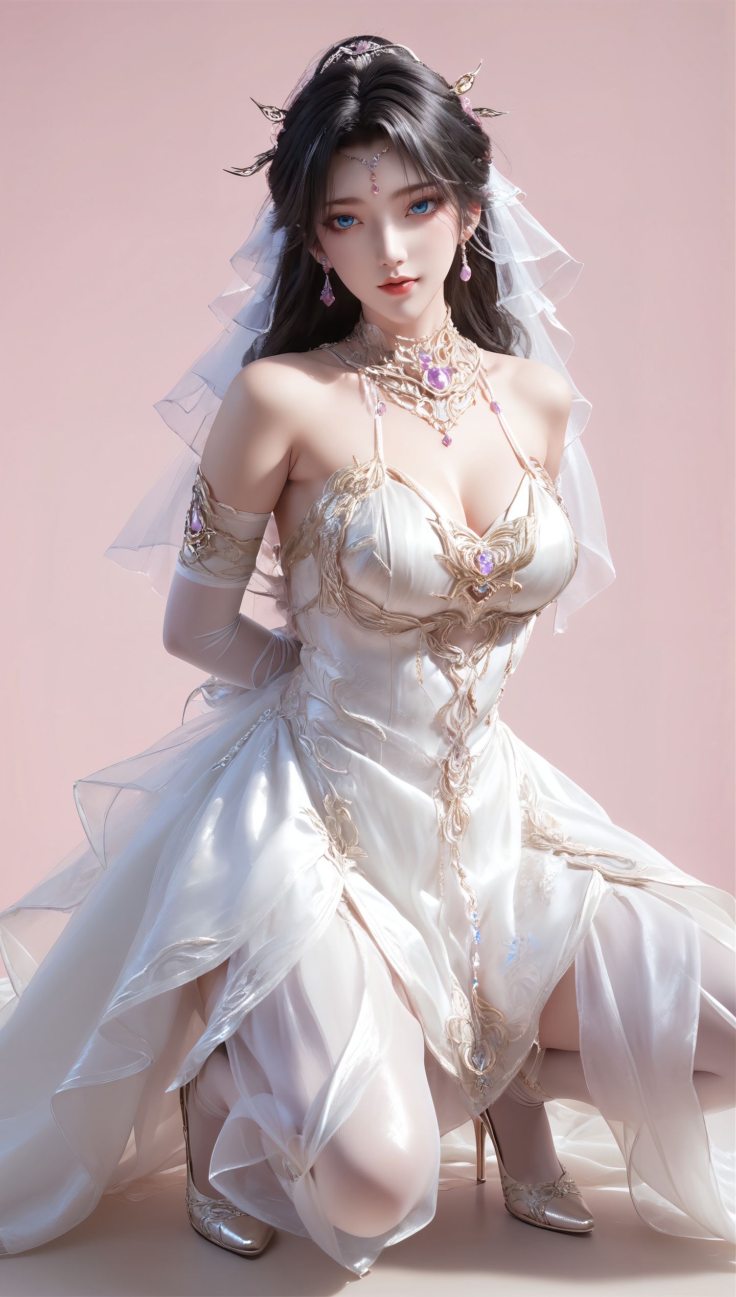 【13P图集】完美世界 魔女 美女 动漫 婚纱照 壁纸美图