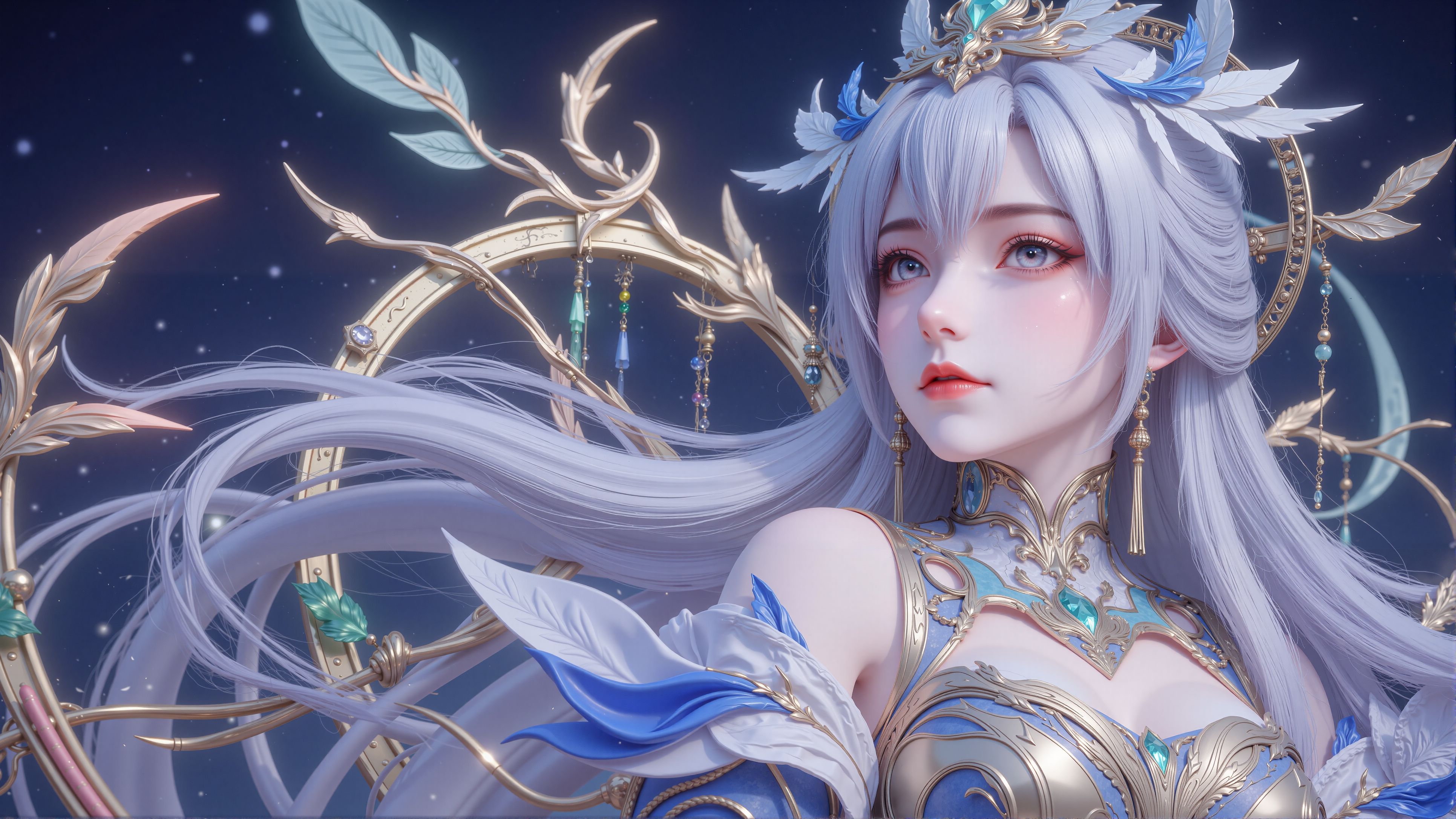 完美世界 柳神 国漫女神 桌面壁纸