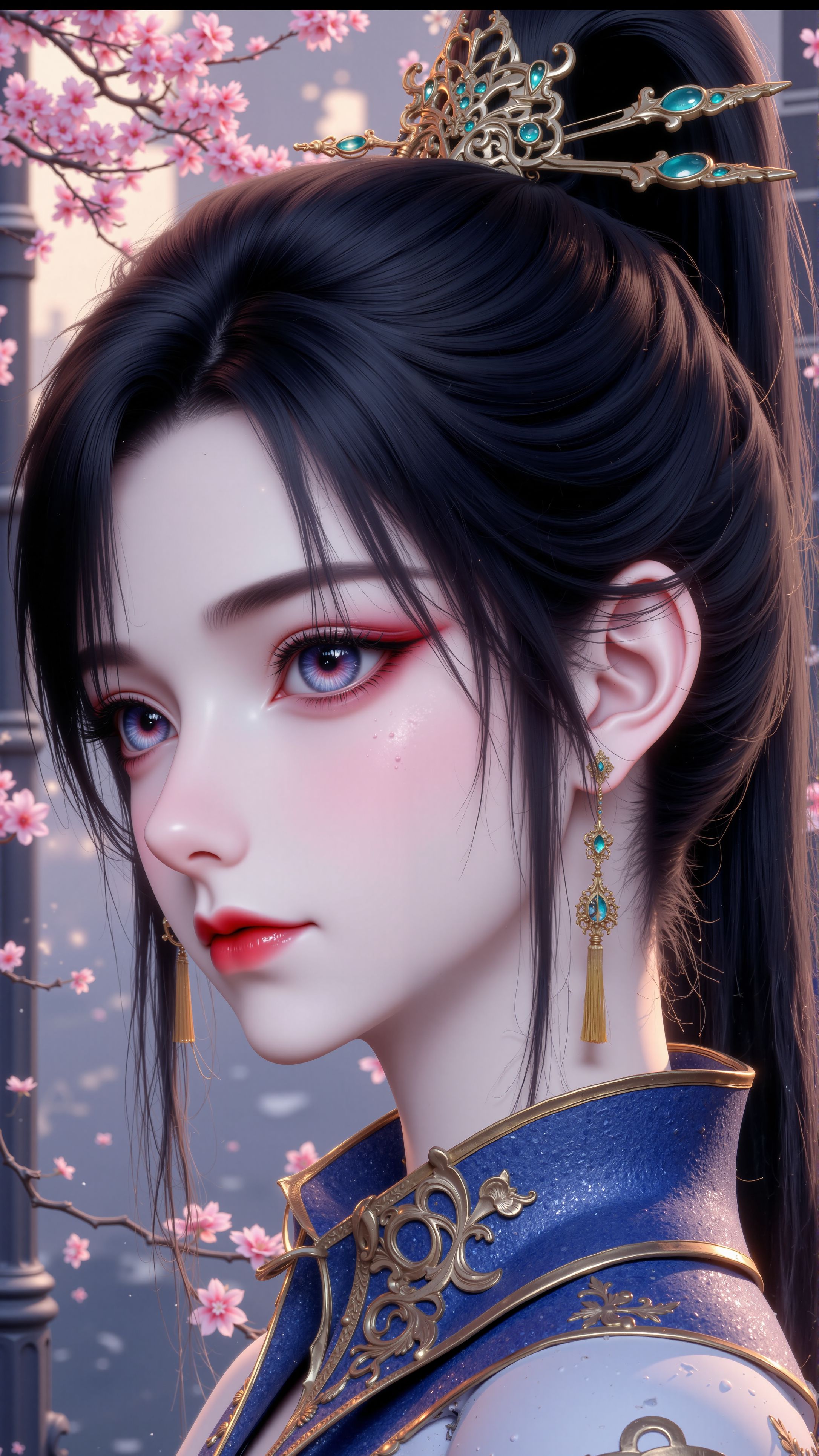青鳞 特写 4K壁纸 国漫女神 壁纸 斗破苍穹