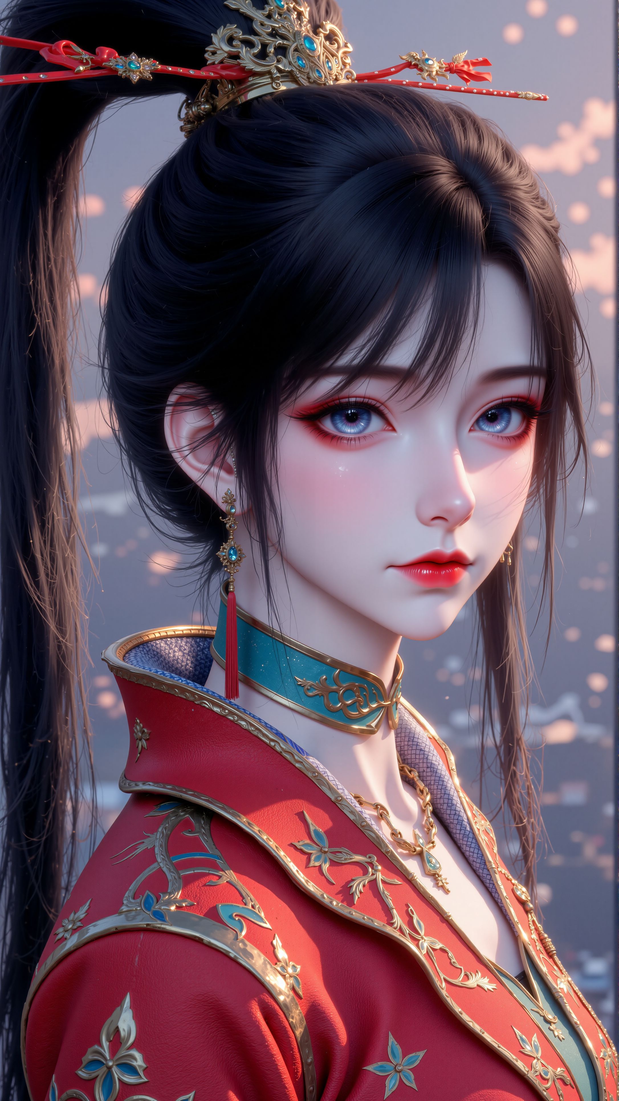 青鳞 特写 4K壁纸 国漫女神 壁纸 斗破苍穹