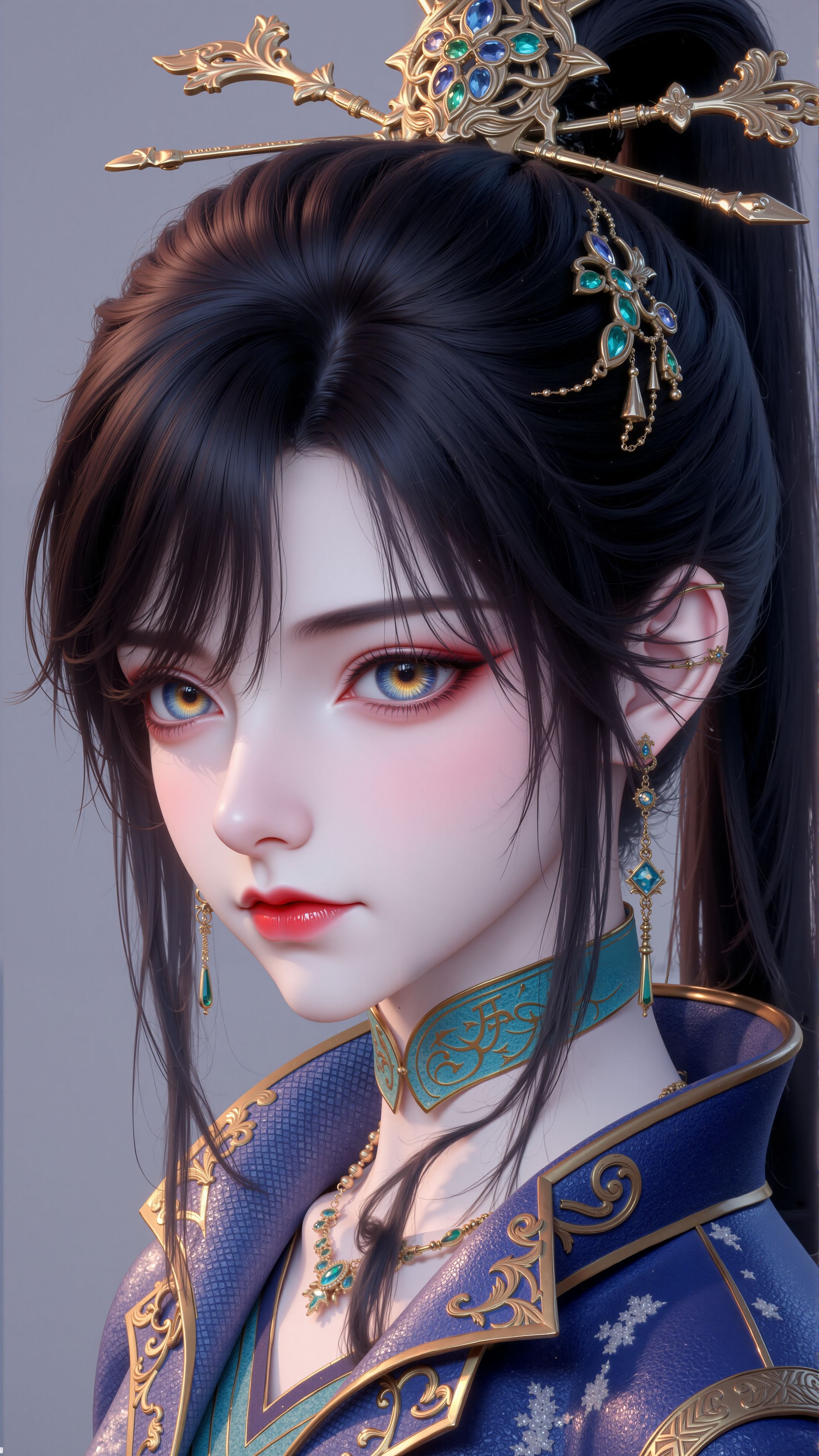 青鳞 特写 4K壁纸 国漫女神 壁纸 斗破苍穹
