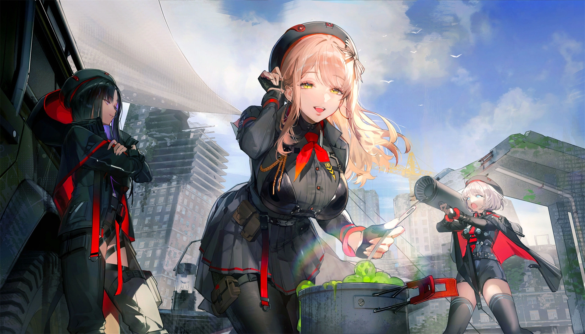 游戏壁纸 胜利女神 户外