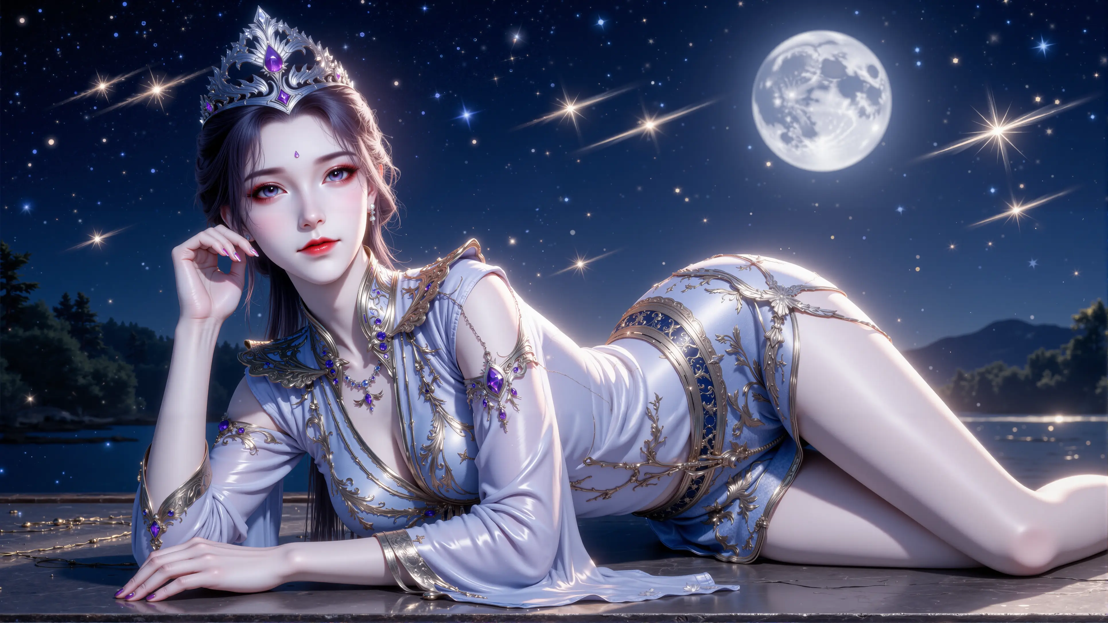 斗罗大陆动画 比比东 动漫美女 高清桌面