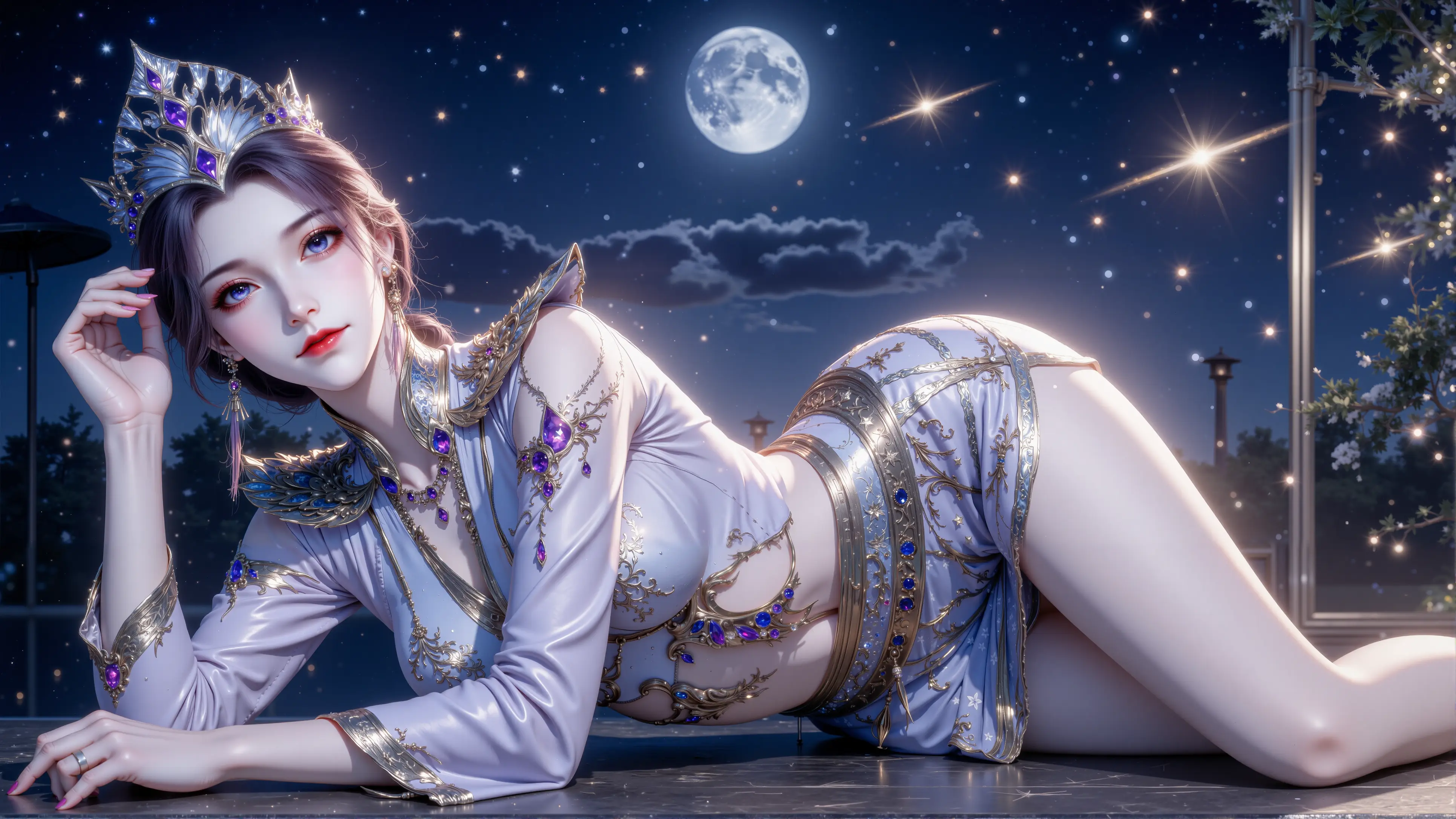 斗罗大陆动画 比比东 动漫美女 高清桌面