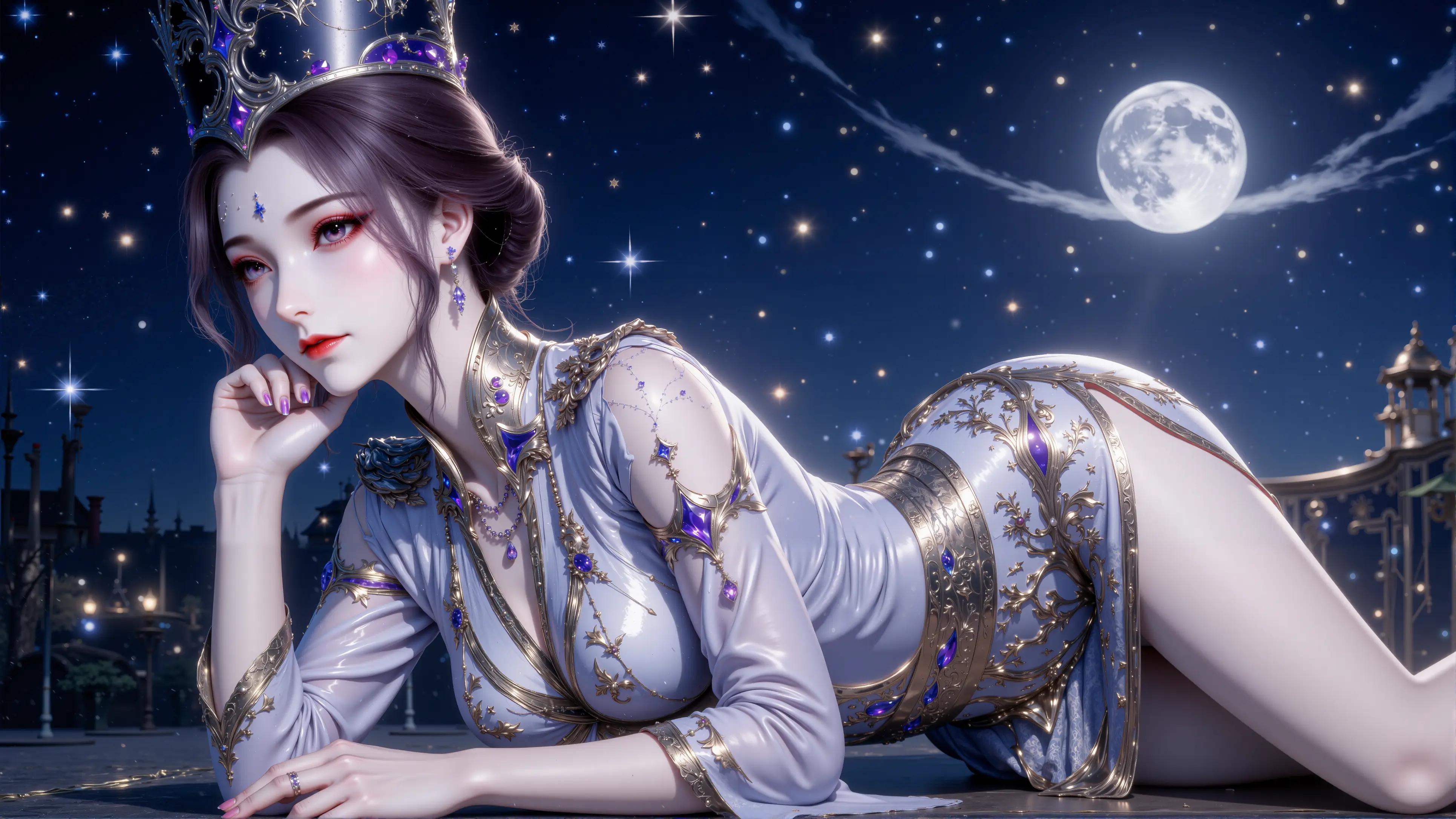 斗罗大陆动画 比比东 动漫美女 高清桌面