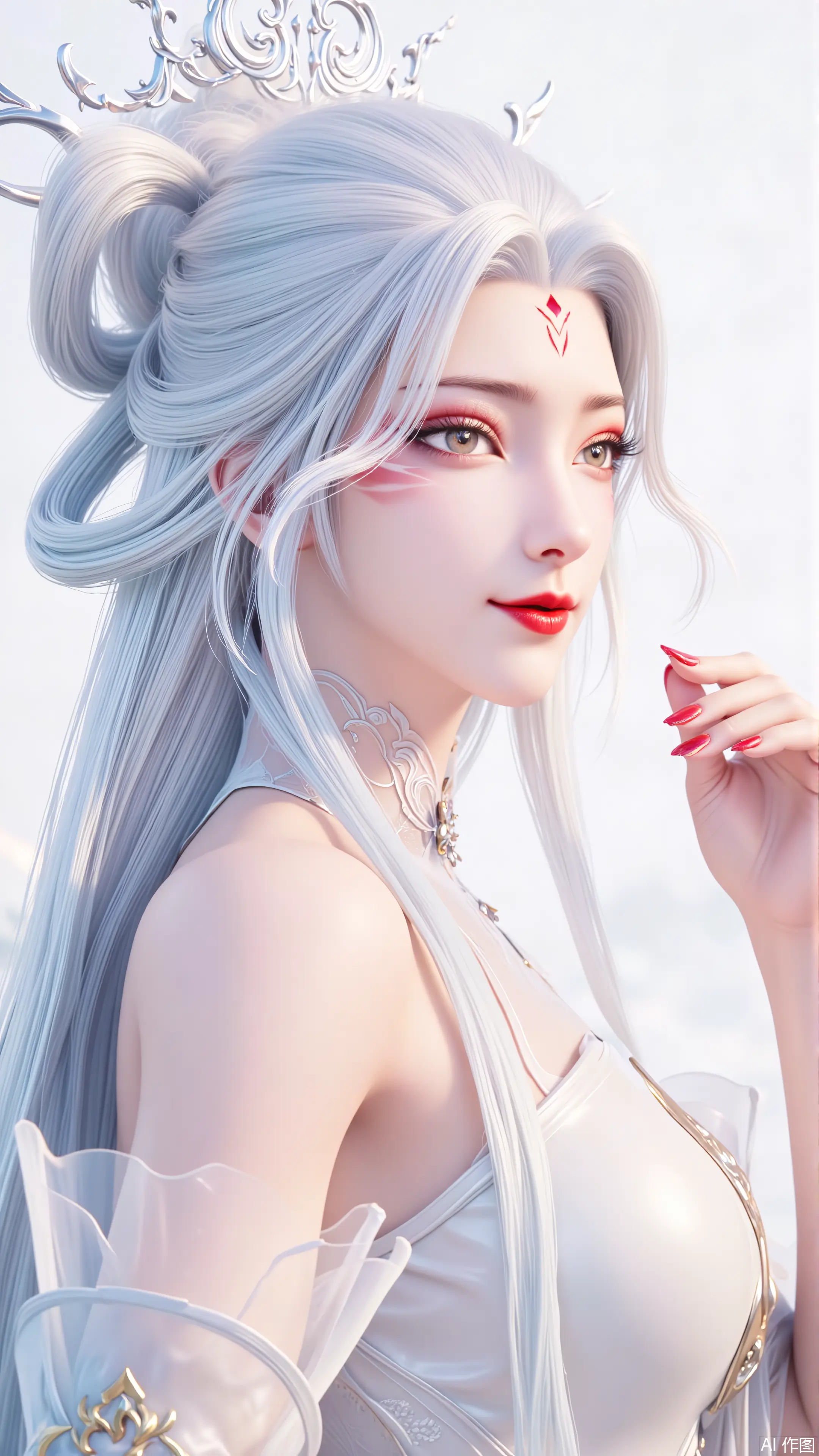 图片壁纸 诛仙3 第三季 小白 ai绘画 国漫女神