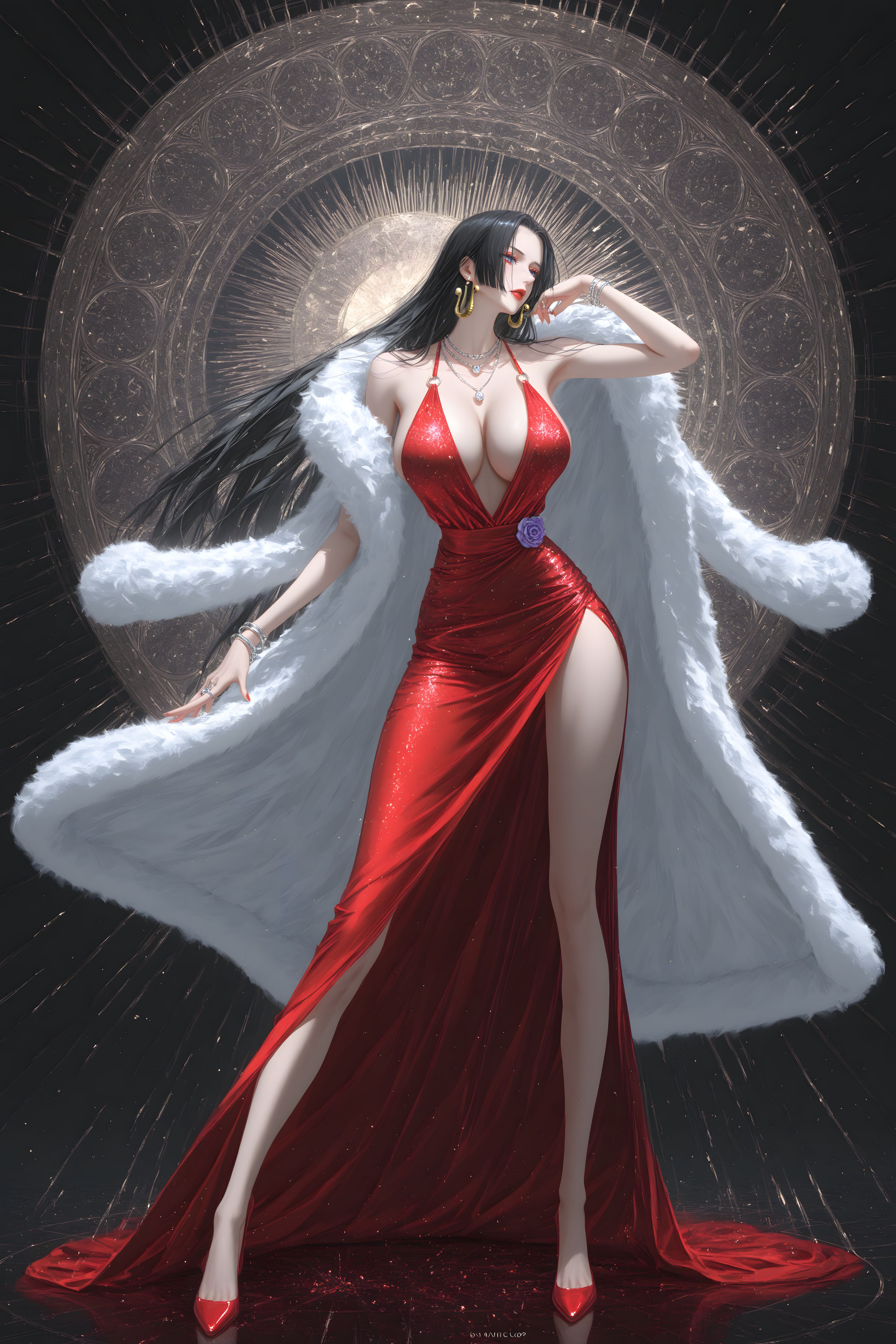 海贼王 御姐系列 手机壁纸 礼服穿搭 绝了