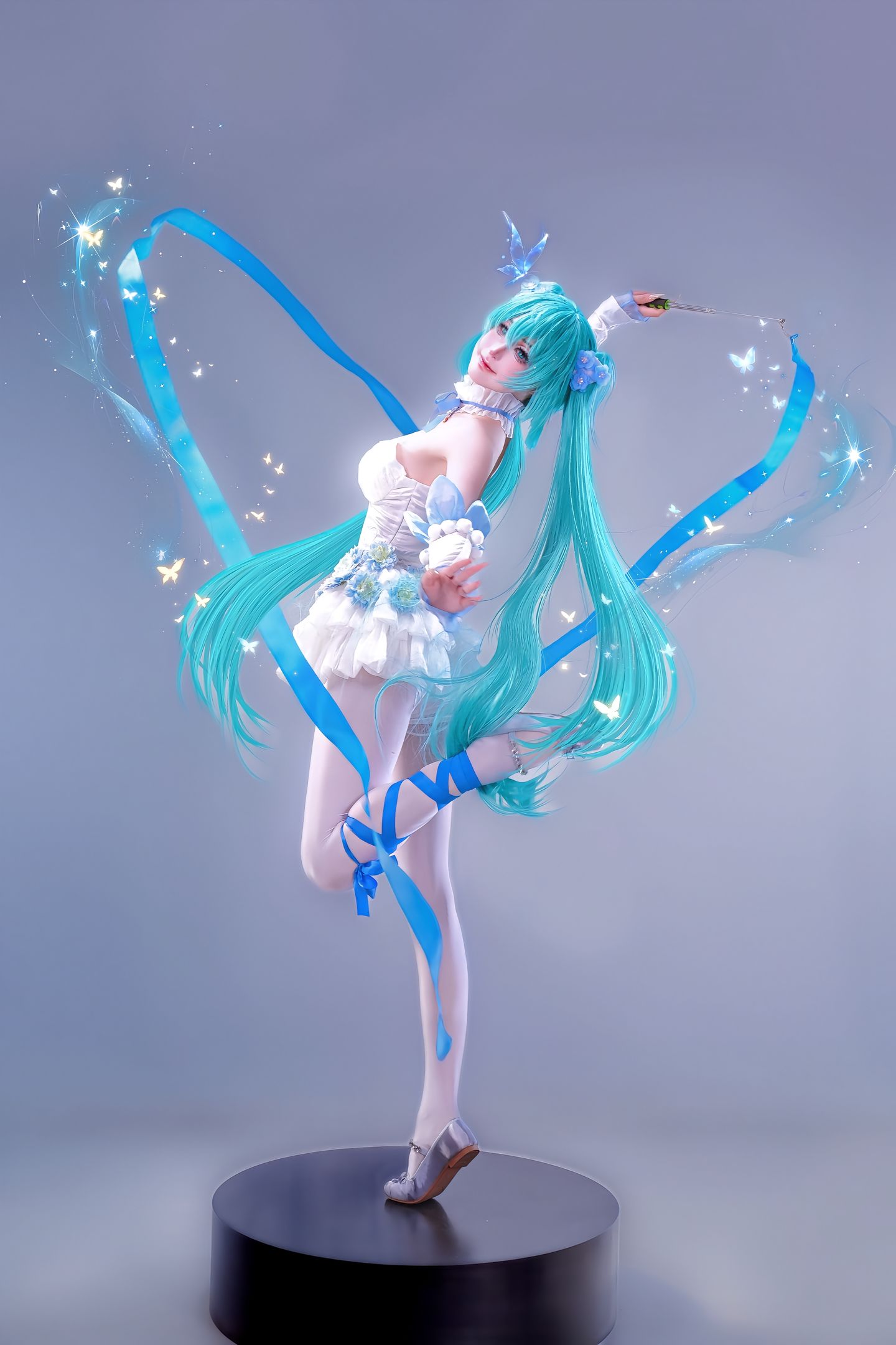 @乖乖0ⅴ0 📷@墨耀不会拍照呀 初音未来 手办 cos 二次元 萌妹子