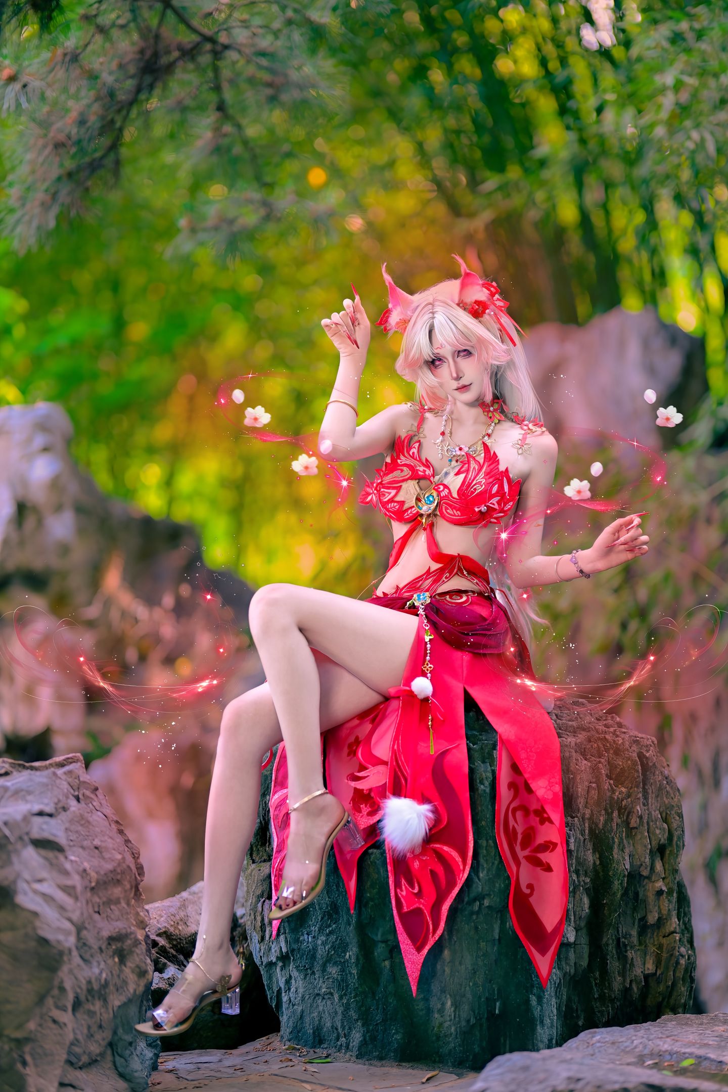 @乖乖0ⅴ0 📷@墨耀不会拍照呀 永劫无间 喜缘红线 玉玲珑cos
