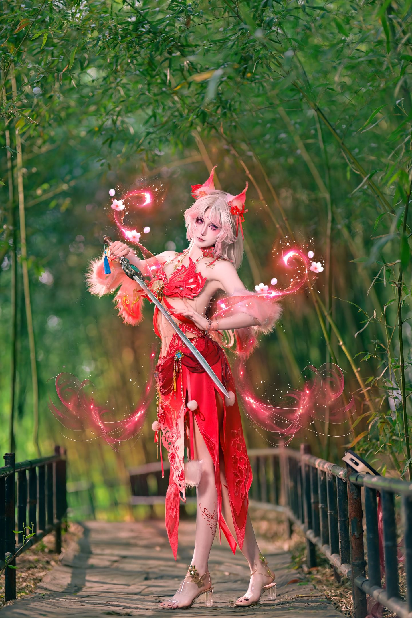 @乖乖0ⅴ0 📷@墨耀不会拍照呀 永劫无间 喜缘红线 玉玲珑cos