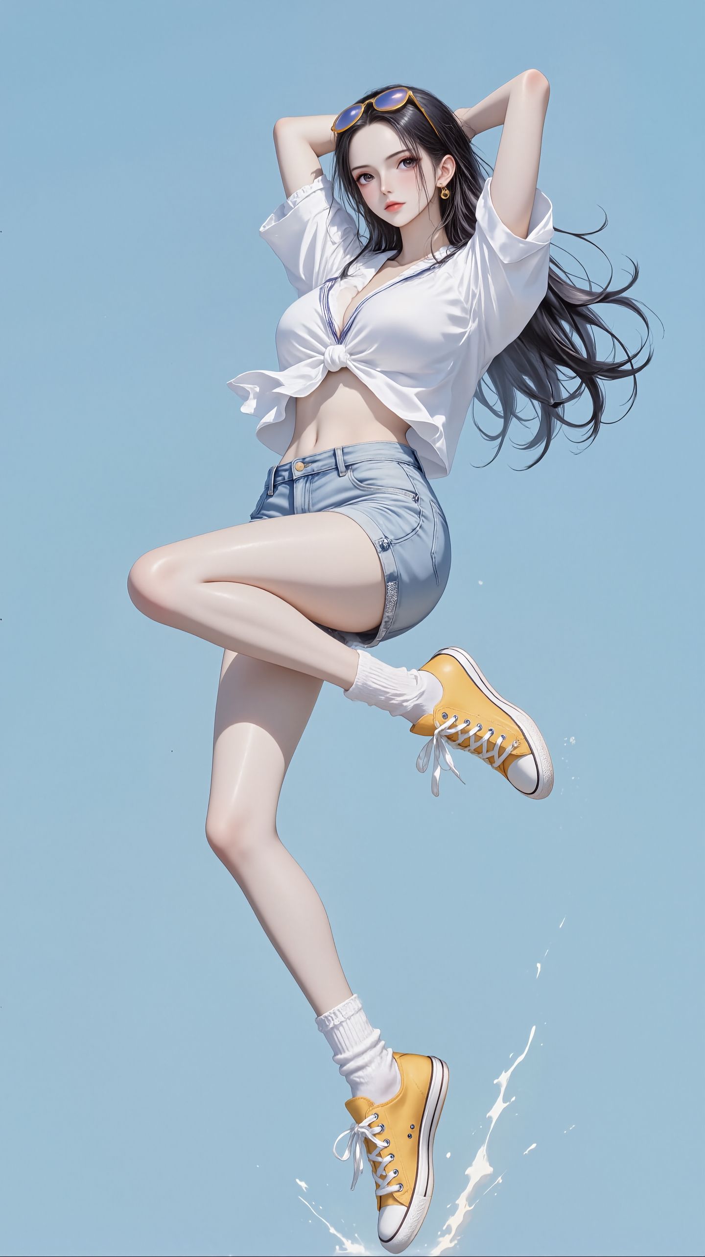 罗宾 海贼王 二次元少女 #罗宾 大长腿 御姐
