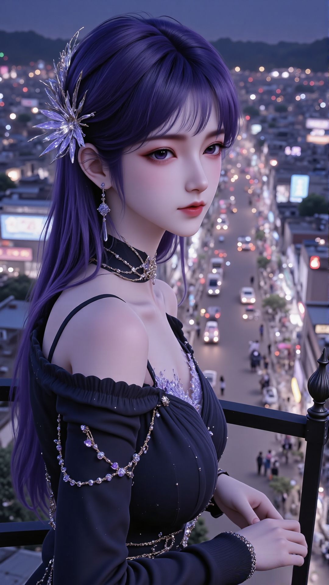 繁华都市 国漫女神高清壁纸 神印王座圣采儿
