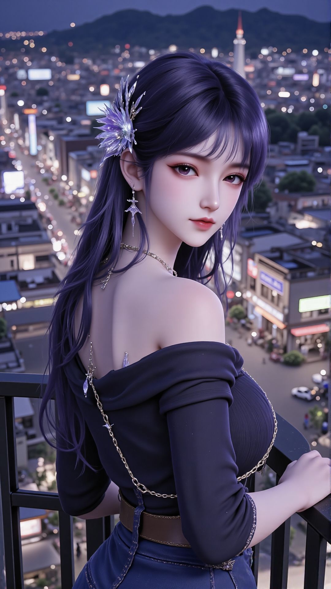 繁华都市 国漫女神高清壁纸 神印王座圣采儿