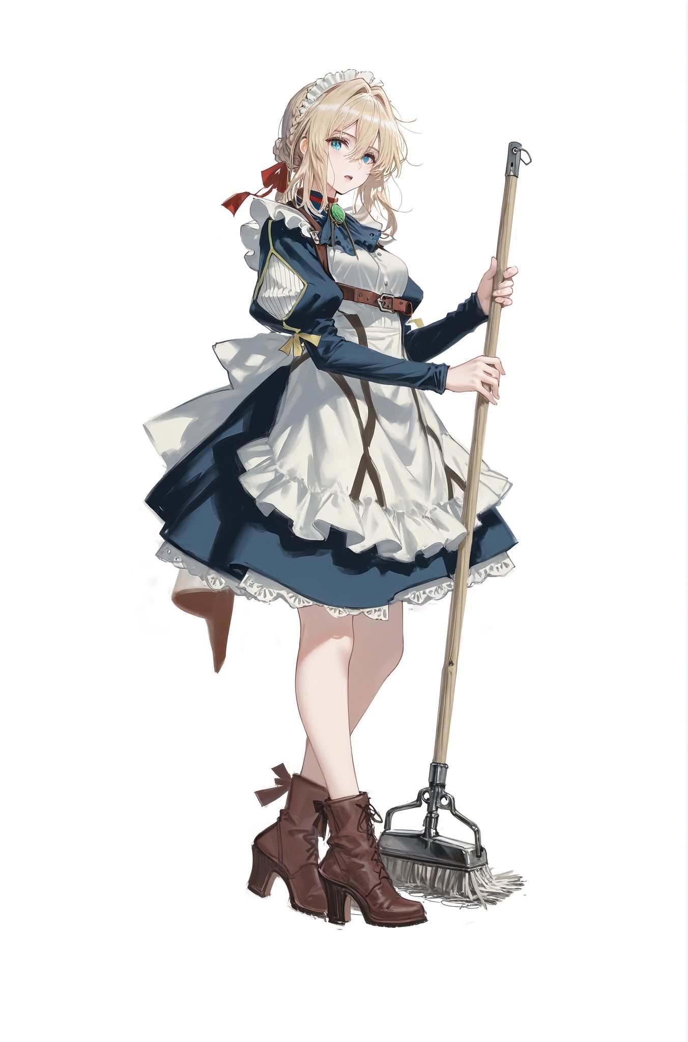 换装薇尔莉特 好看 紫罗兰永恒花园 立绘 二次元少女 AI绘画