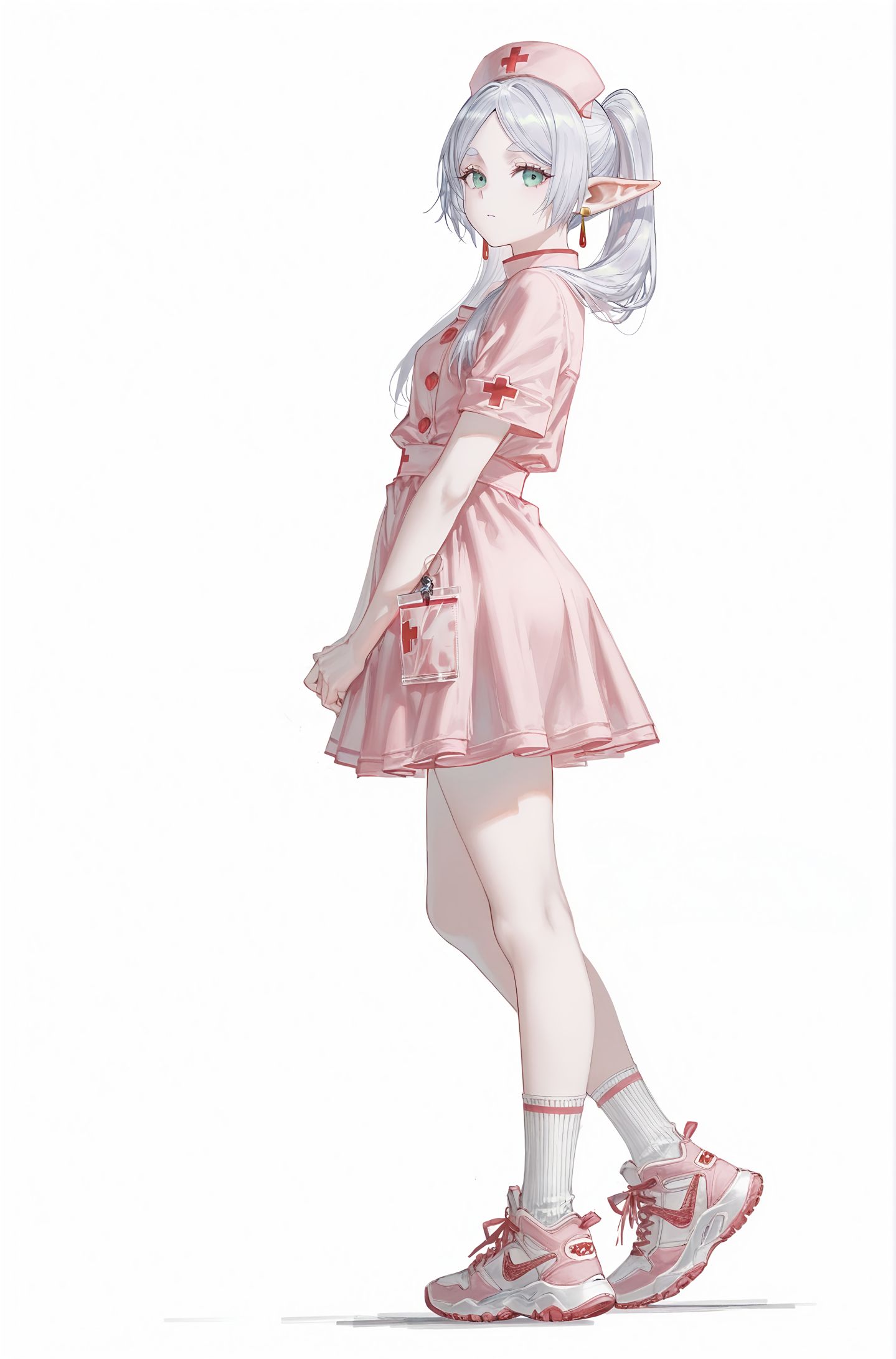 变装芙莉莲 AI绘画 二次元 立绘