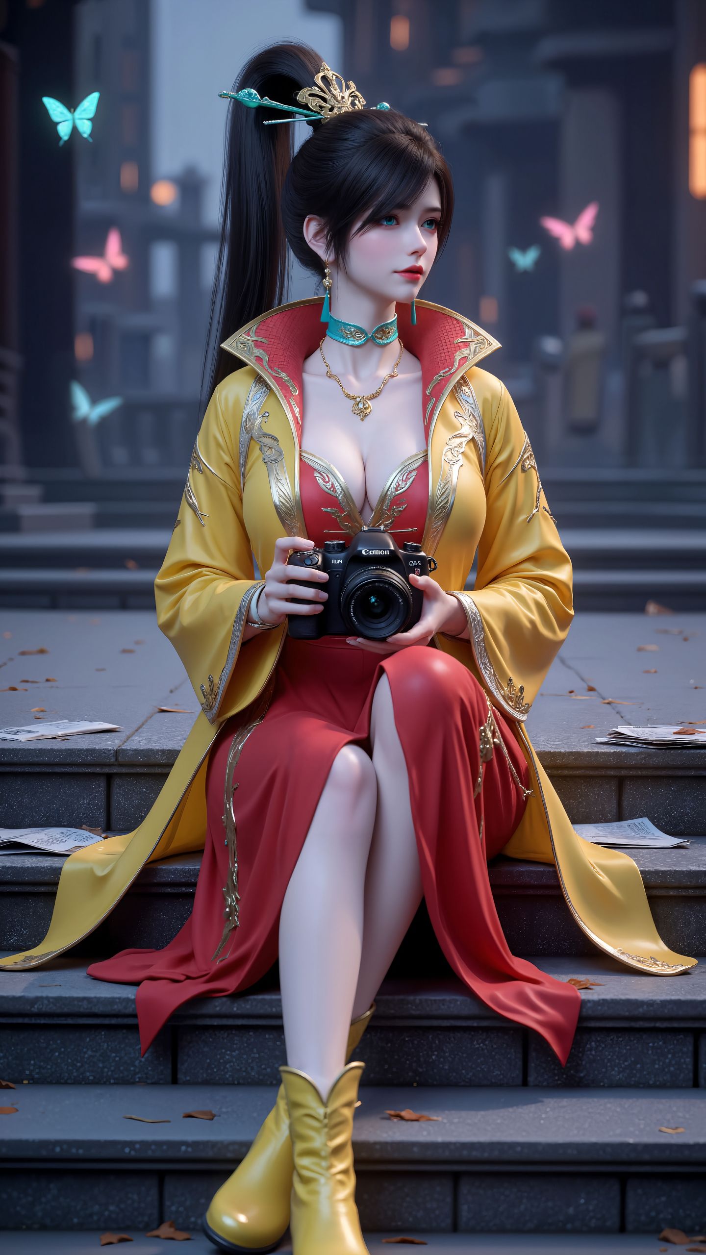 斗破苍穹 青鳞 大长腿 完美身材 职业装