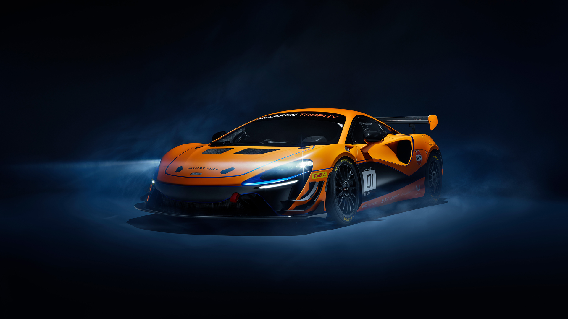 迈凯伦mclaren artura trophy 橙色跑车 超高清壁纸