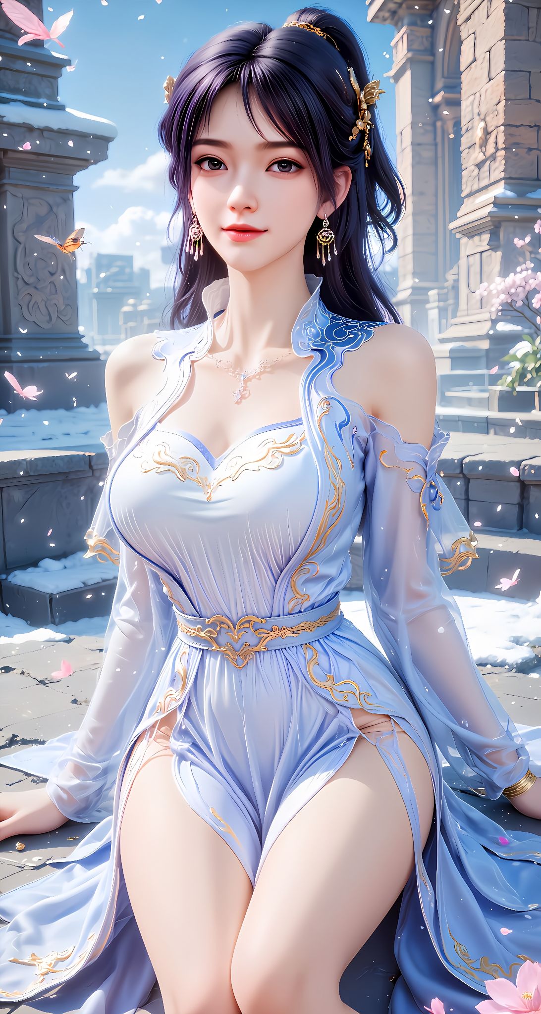 遮天 姬紫月 精美壁纸 动漫壁纸 国漫美女
