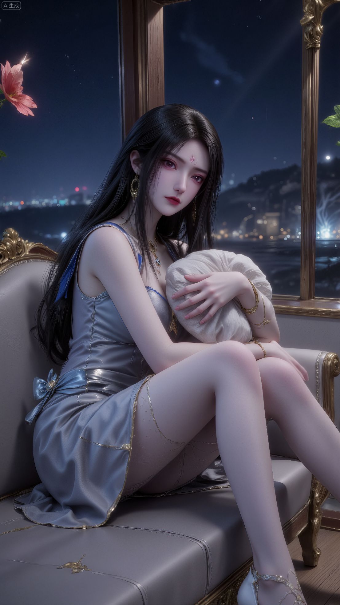 红蝶 动漫国漫壁纸 仙逆动画 性感御姐 睡衣美女图片