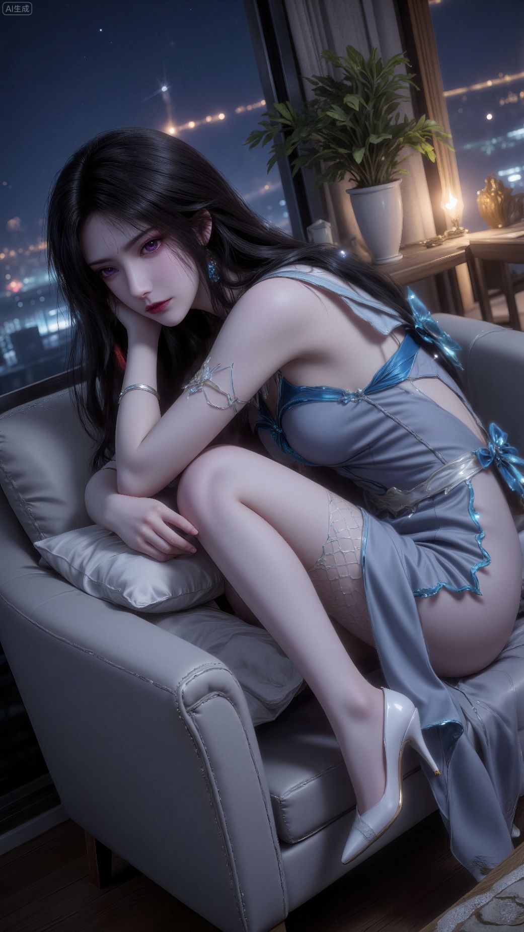 红蝶 动漫国漫壁纸 仙逆动画 性感御姐 睡衣美女图片