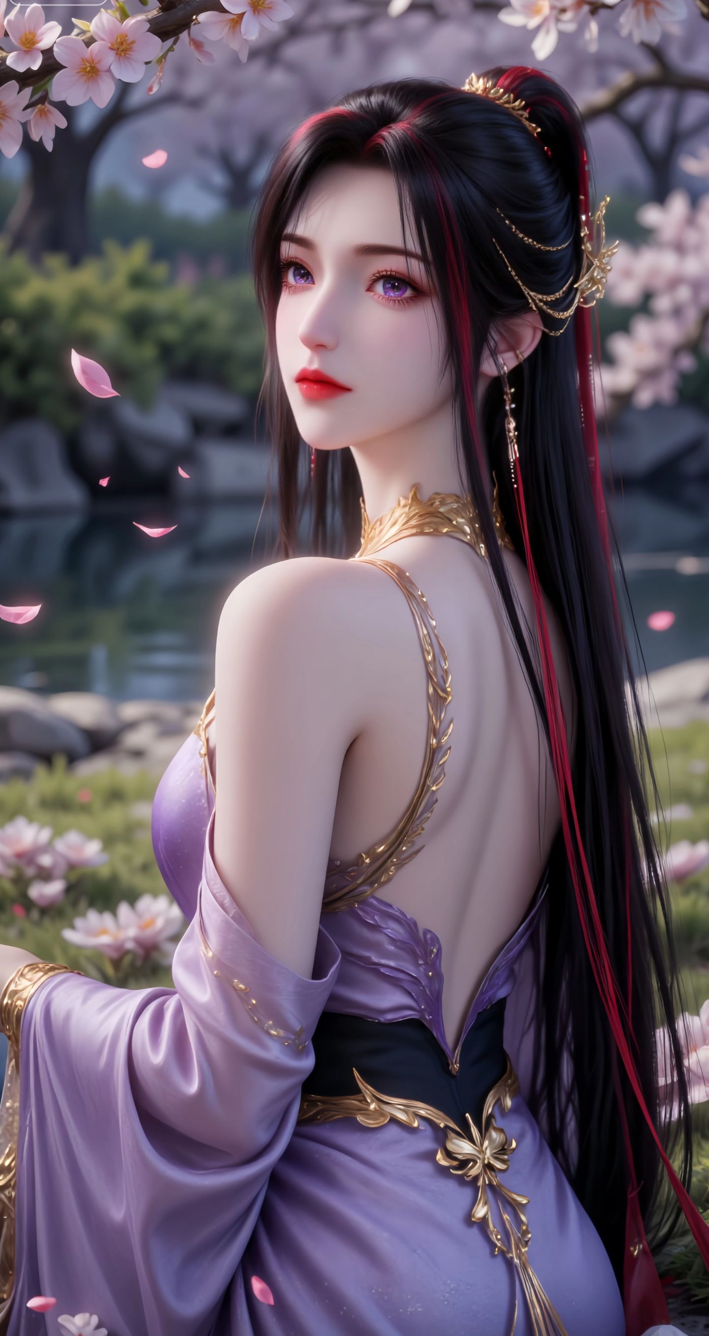 赵襄儿 神国之上 御姐 动漫美女壁纸图片