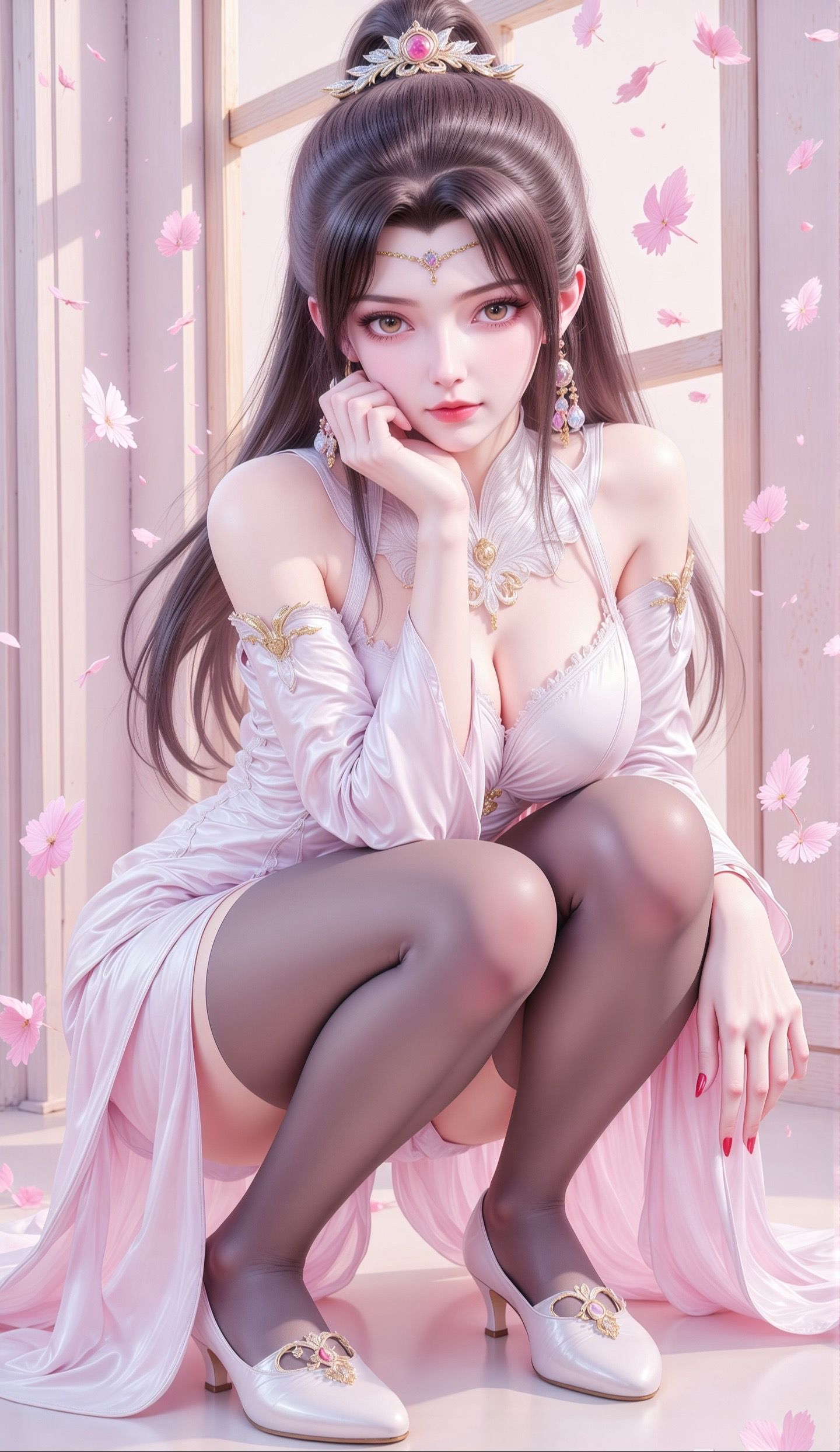 柳眉 国漫大长腿美女