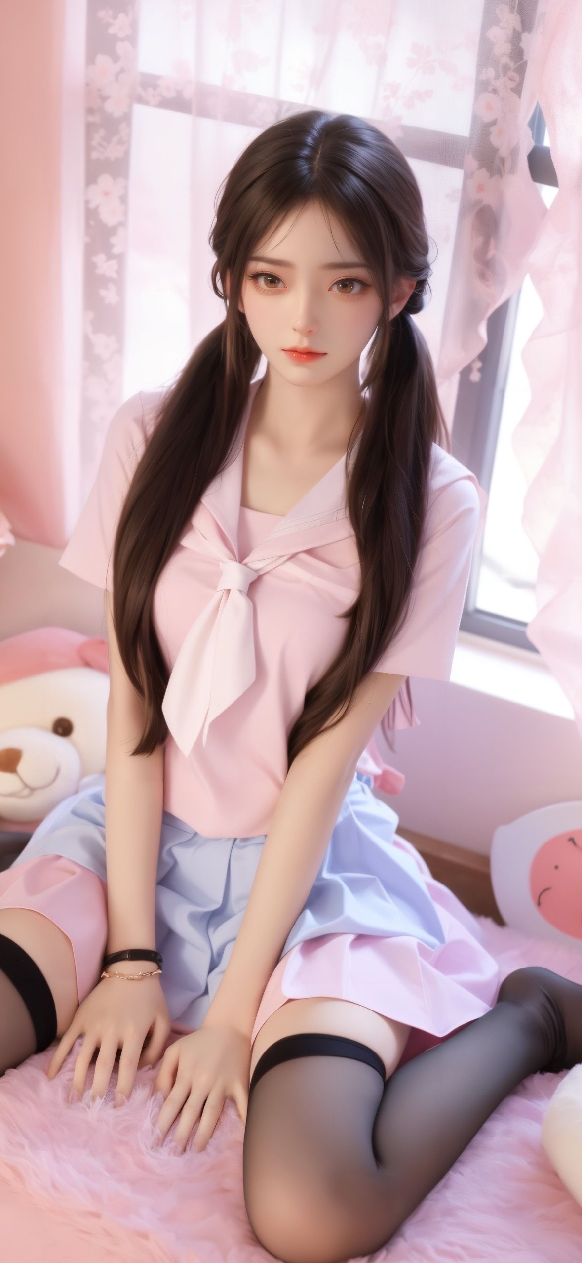 动漫国漫美女 火灵儿 完美世界 丝袜黑丝吊带