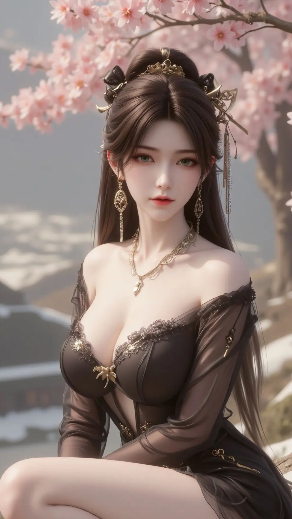 诛仙动画 金瓶儿 国漫女神 动漫美女壁纸