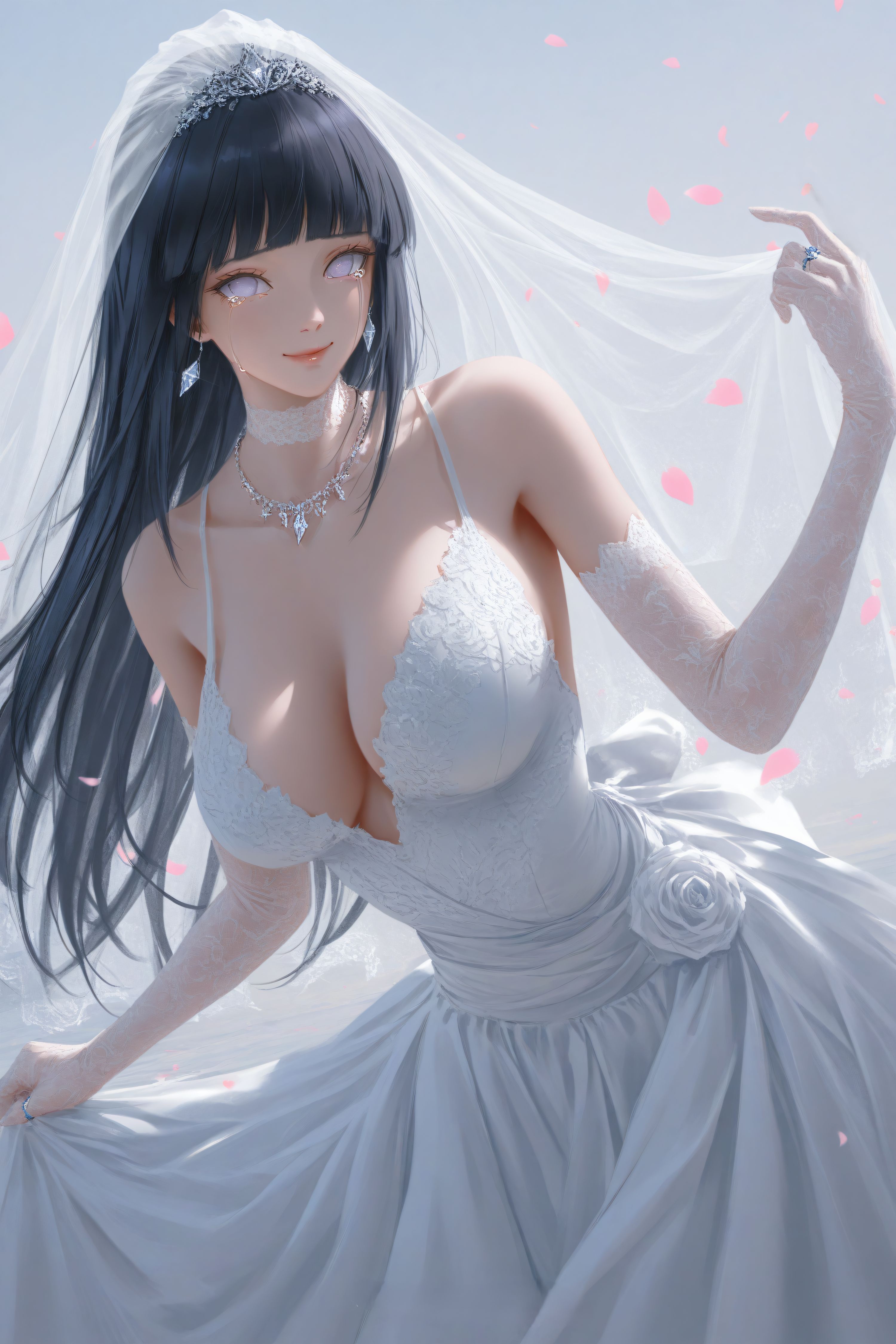 雏田 婚纱系列 火影忍者 二次元动漫美图